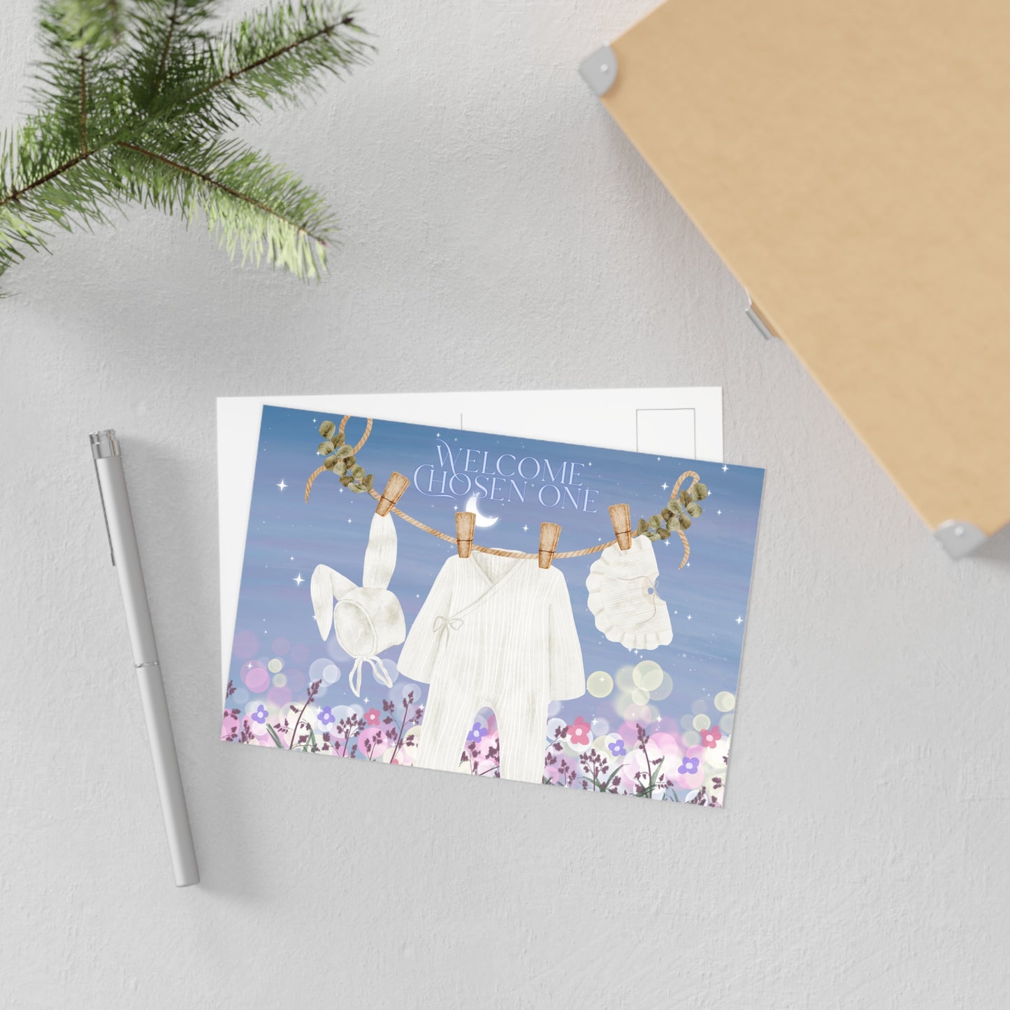 The Dreamer's Bookshop Cute "Chosen One" Baby Card - The Dreamer's Bookshop.