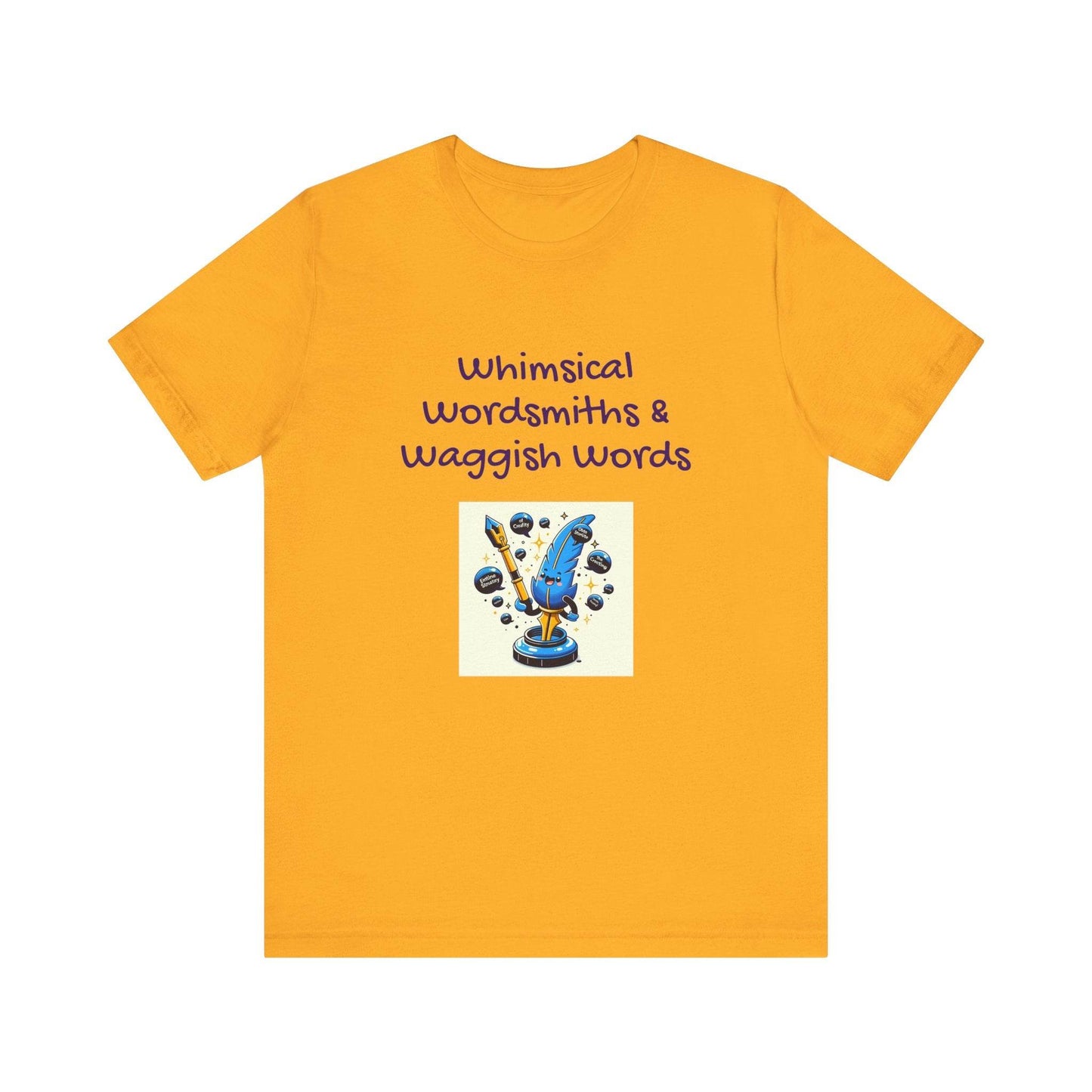 Whimsical Wordsmith Unisex Jersey Tee - Fun Graphic for Writers & Word Lovers - The Dreamer's Bookshop.