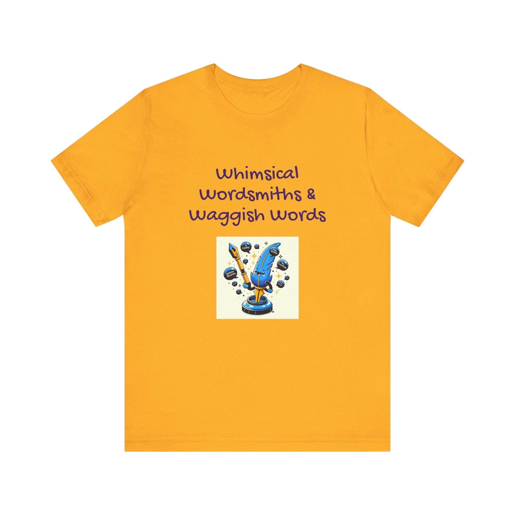 Whimsical Wordsmith Unisex Jersey Tee - Fun Graphic for Writers & Word Lovers - The Dreamer's Bookshop.