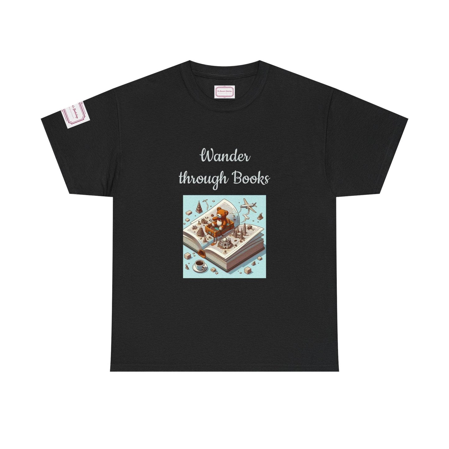 Wander - Unisex Heavy Cotton Tee - Perfect for Book Lovers - The Dreamer's Bookshop.