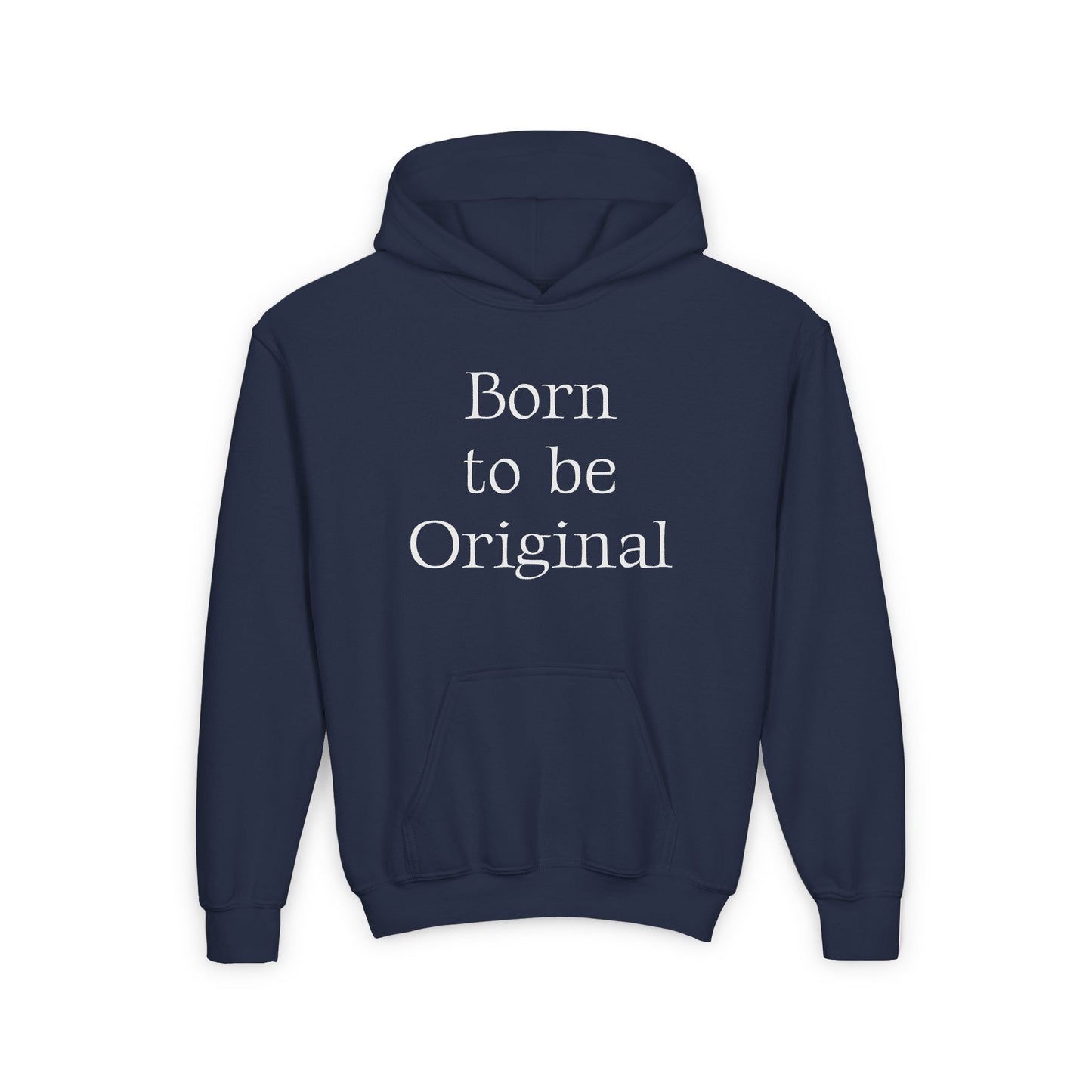 US (Ww) - Youth Heavy Blend Hooded Sweatshirt - "Born to be Original" & "Created by a Creator of Worlds" - The Dreamer's Bookshop.