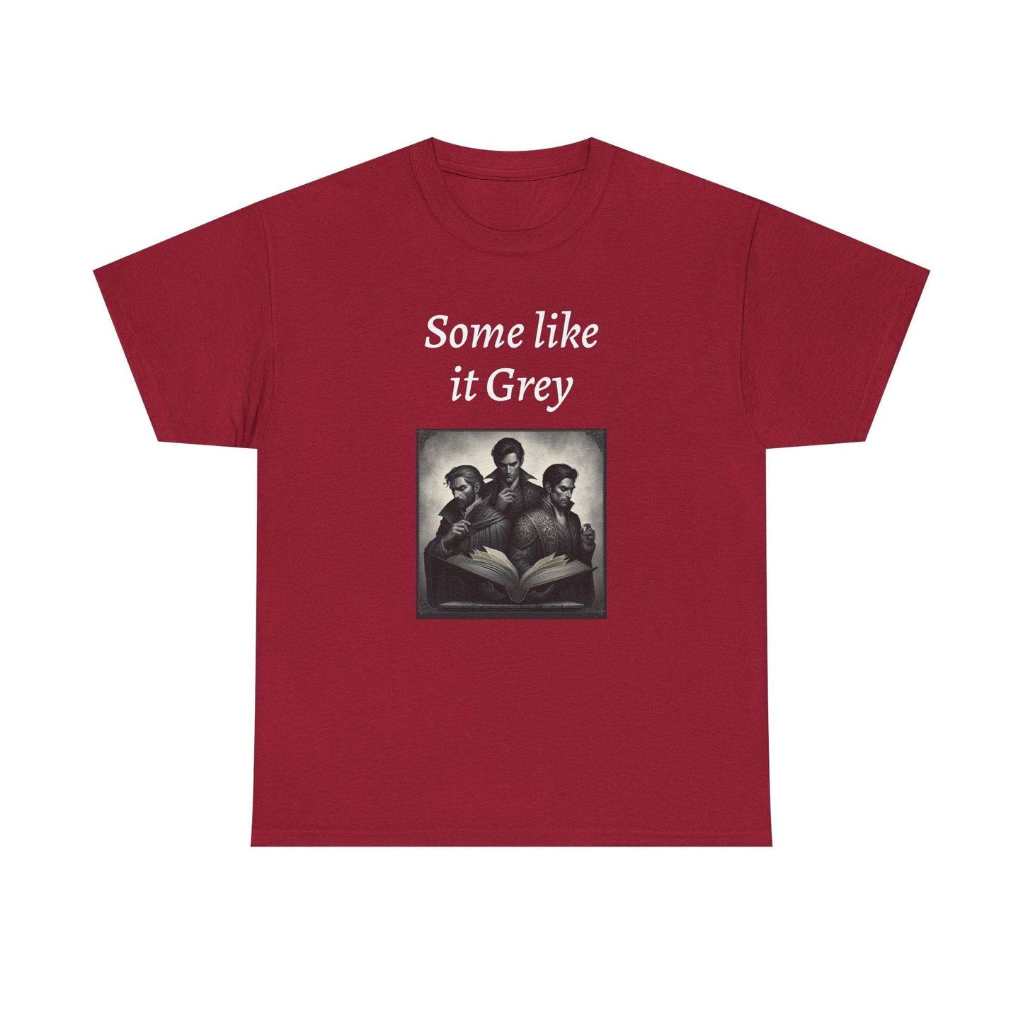 Like it Grey - Graphic Tee - Unisex Heavy Cotton T-Shirt for Book Lovers - The Dreamer's Bookshop.