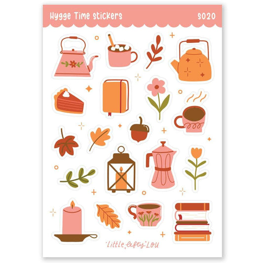 Little Lefty Lou - Hygge-tijdstickers (S020) - The Dreamer's Bookshop.
