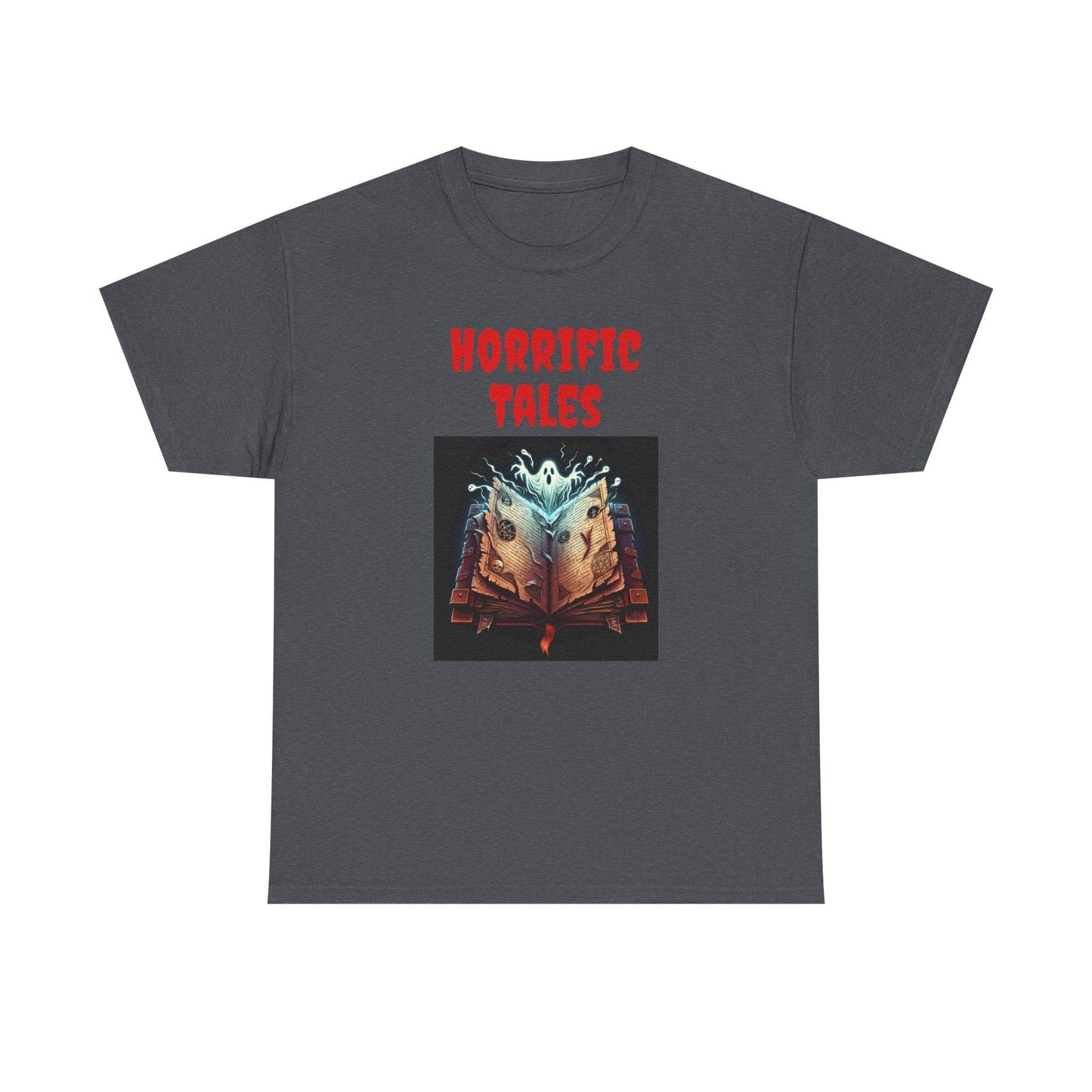 Horrific Tales - A Unisex Heavy Cotton Tee - Perfect Gift for Book Lovers - The Dreamer's Bookshop.