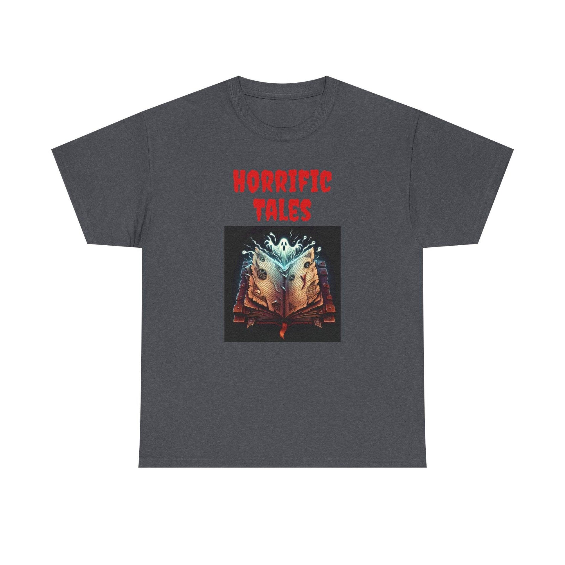 Horrific Tales - A Unisex Heavy Cotton Tee - Perfect Gift for Book Lovers - The Dreamer's Bookshop.