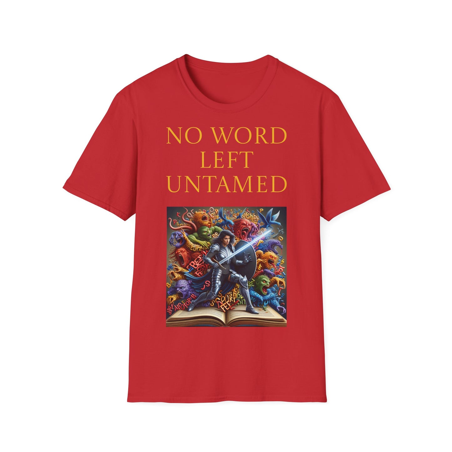 Unisex -Inspired T-Shirt - "No Word" - Perfect for Book Lovers - The Dreamer's Bookshop.