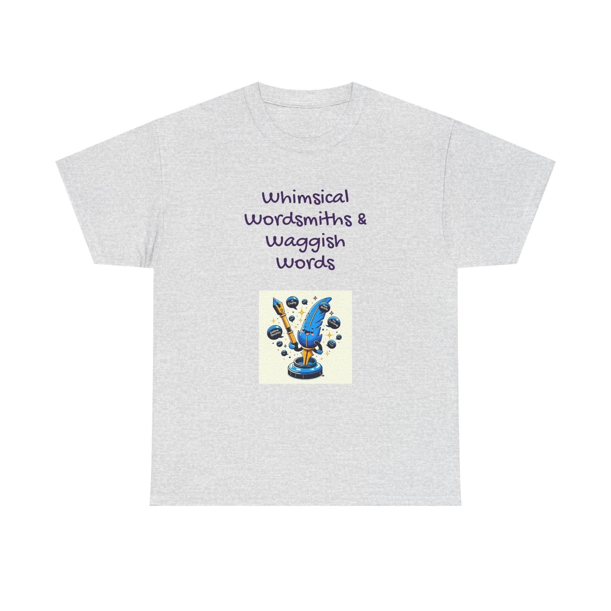 Whimsical Words Unisex Cotton Tee - Fun Graphic T-Shirt for Word Lovers - The Dreamer's Bookshop.