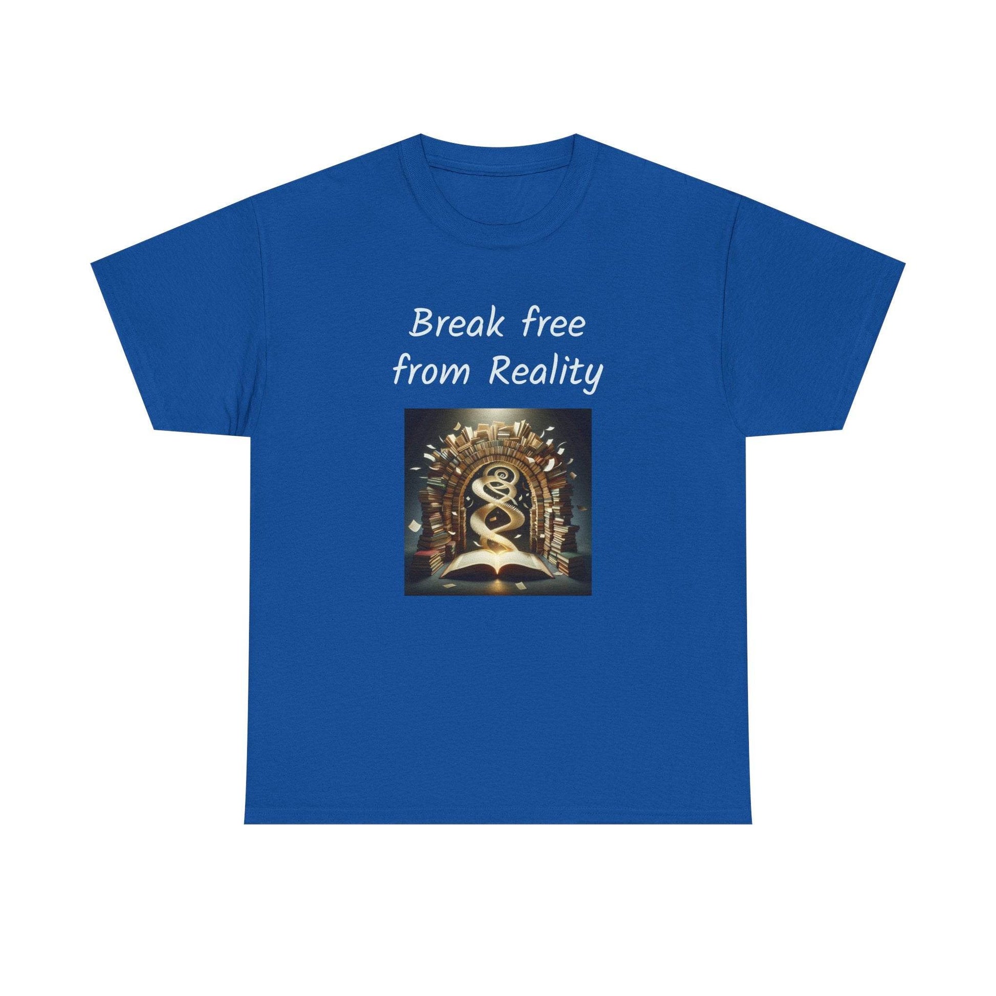 Break Free - Graphic Tee - Unisex Heavy Cotton T-Shirt - Book Lovers - The Dreamer's Bookshop.