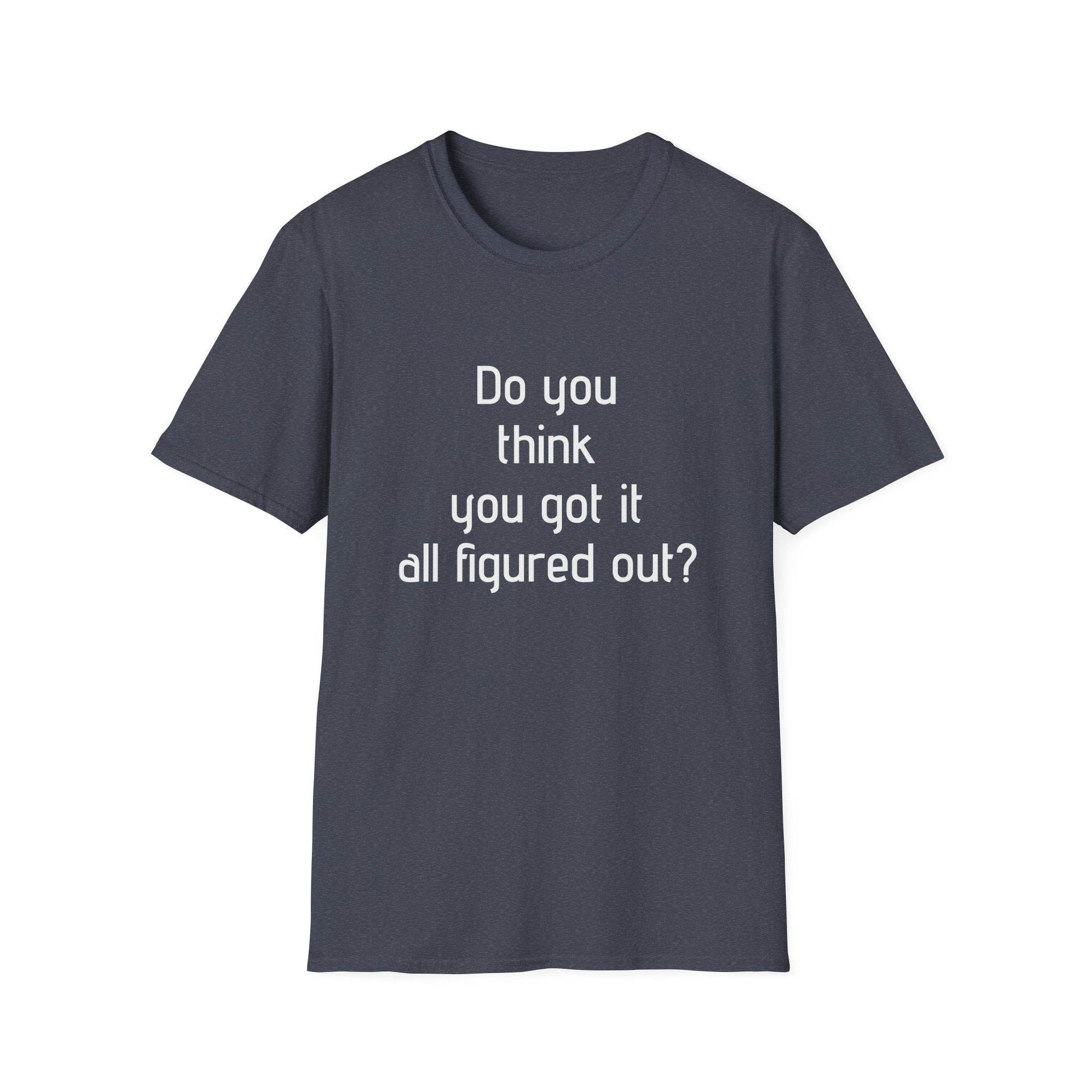 Unisex Softstyle T-Shirt - 'Think Again' - The Dreamer's Bookshop.