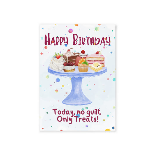 The Dreamer's Bookshop "Just Treats" Birthday Card - The Dreamer's Bookshop.