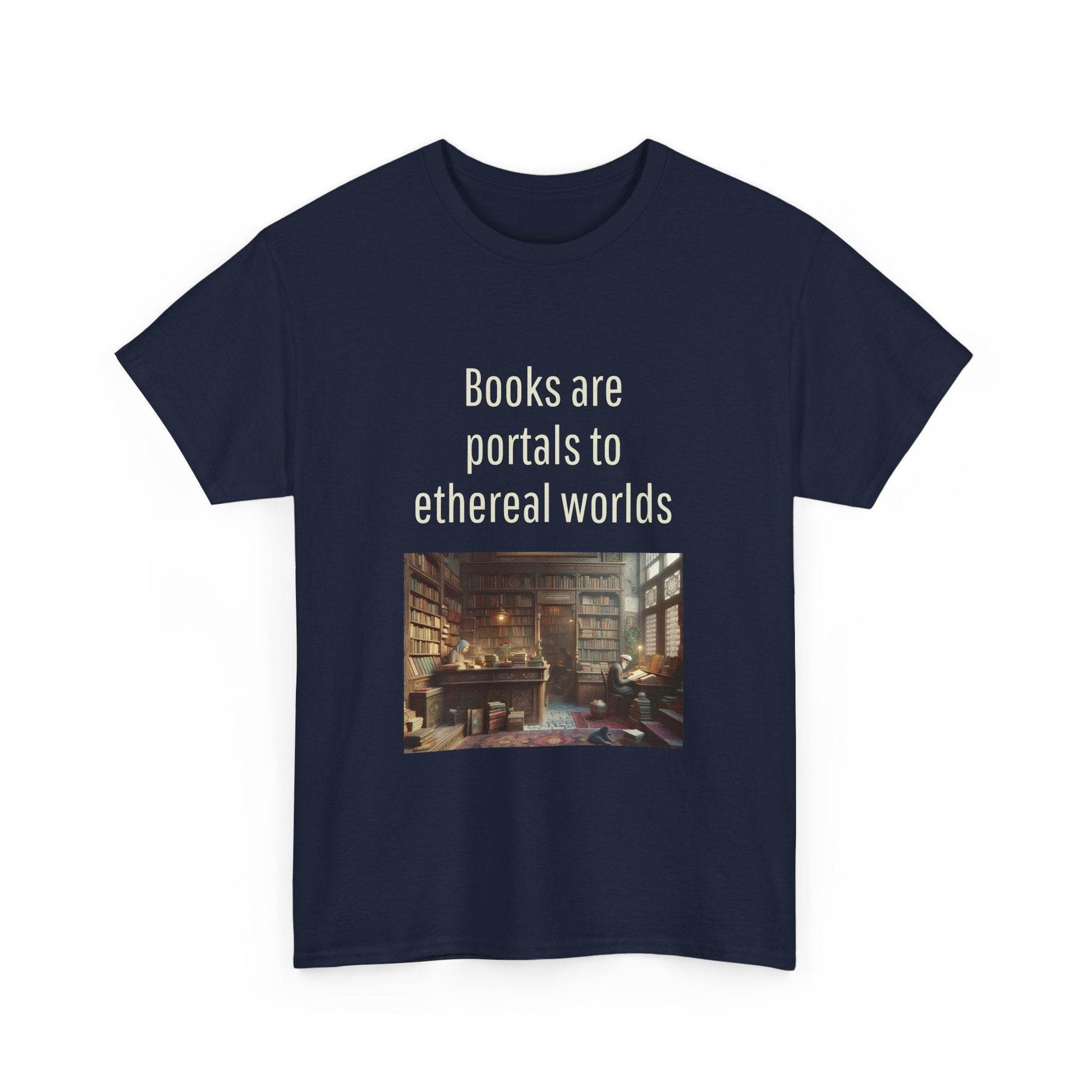 Portals - Unisex Heavy Cotton Tee - Creative Apparel - The Dreamer's Bookshop.
