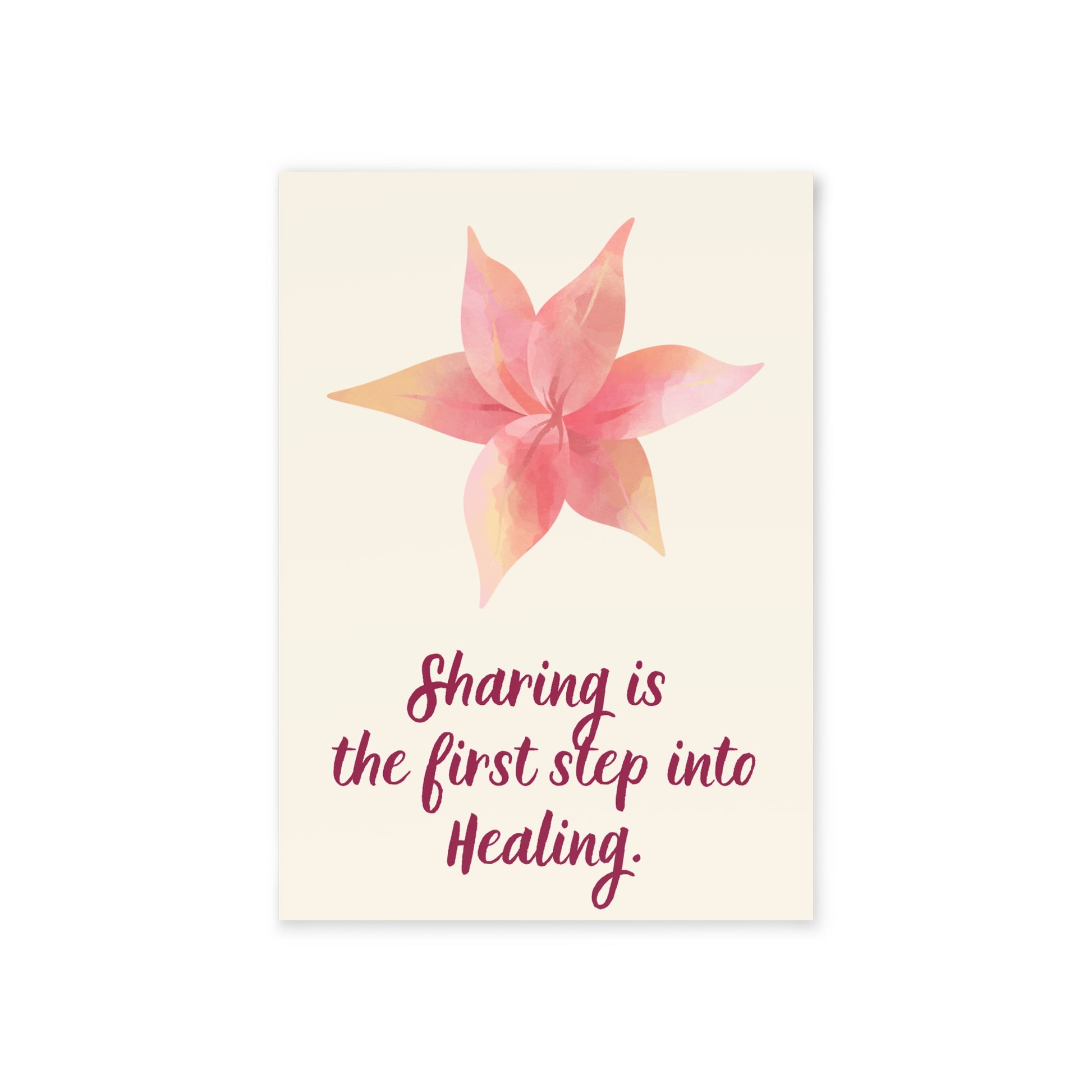 The Dreamer's Bookshop - Love Yourself Card "Sharing" - The Dreamer's Bookshop.
