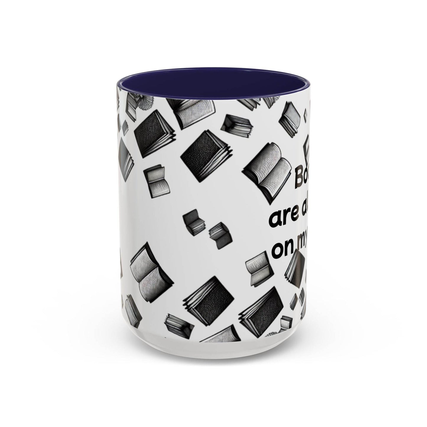 Books on My Mind Accent Coffee Mug - Perfect for Book Lovers - The Dreamer's Bookshop.