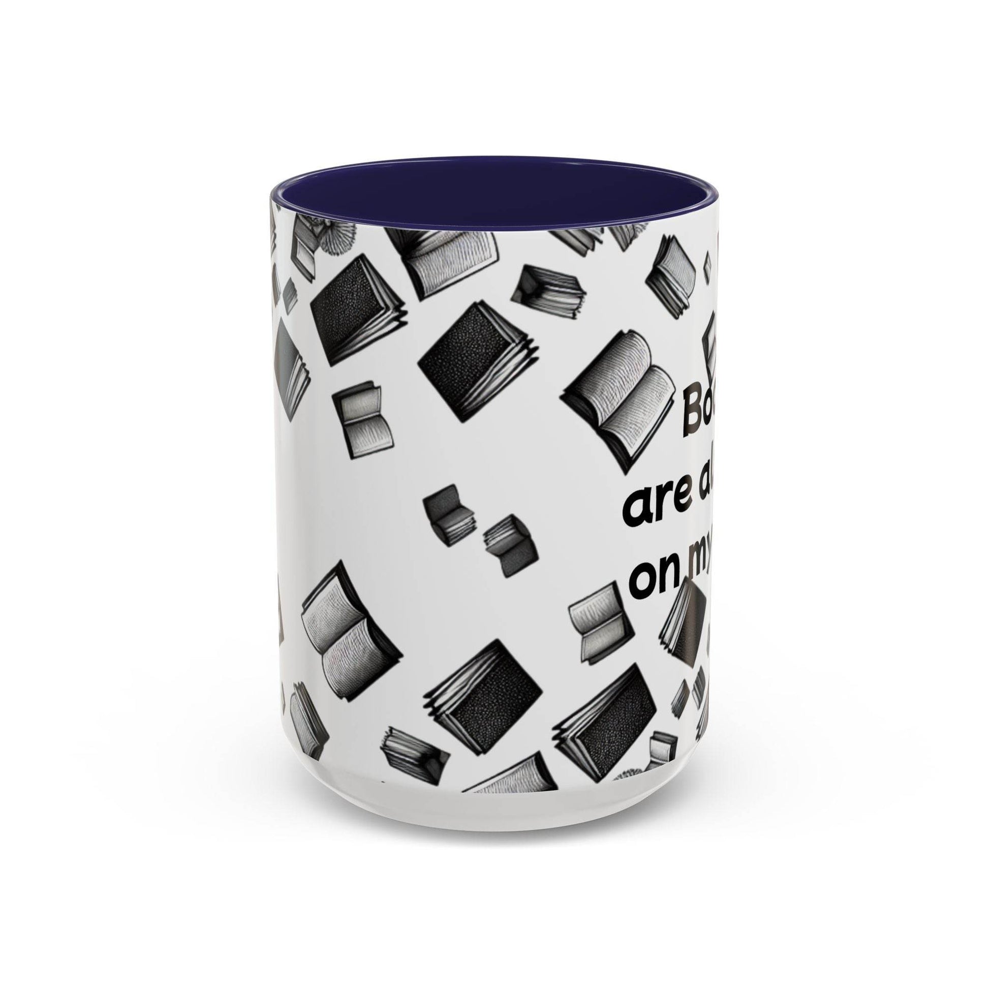 Books on My Mind Accent Coffee Mug - Perfect for Book Lovers - The Dreamer's Bookshop.