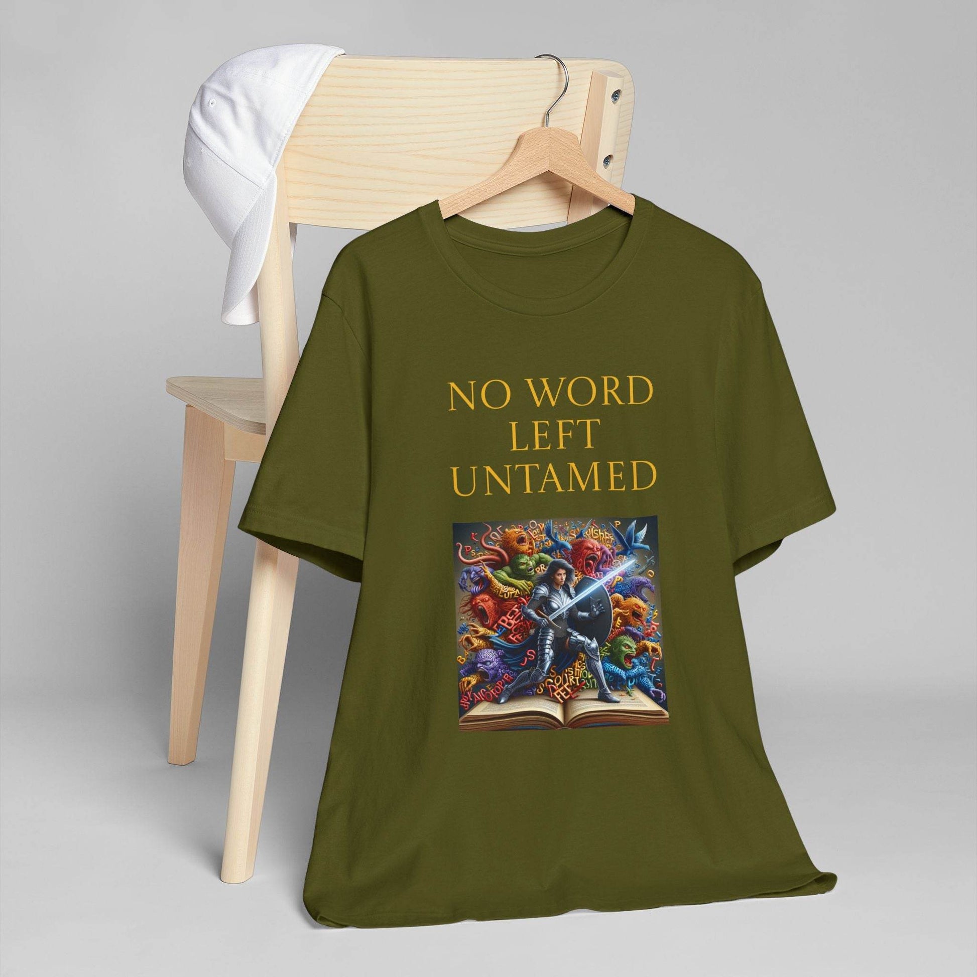 Unisex Jersey T-Shirt - No Word - The Dreamer's Bookshop.