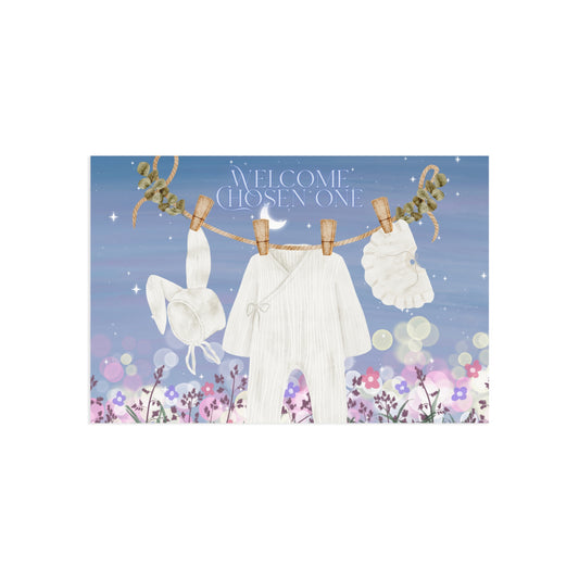 The Dreamer's Bookshop Cute "Chosen One" Baby Card - The Dreamer's Bookshop.