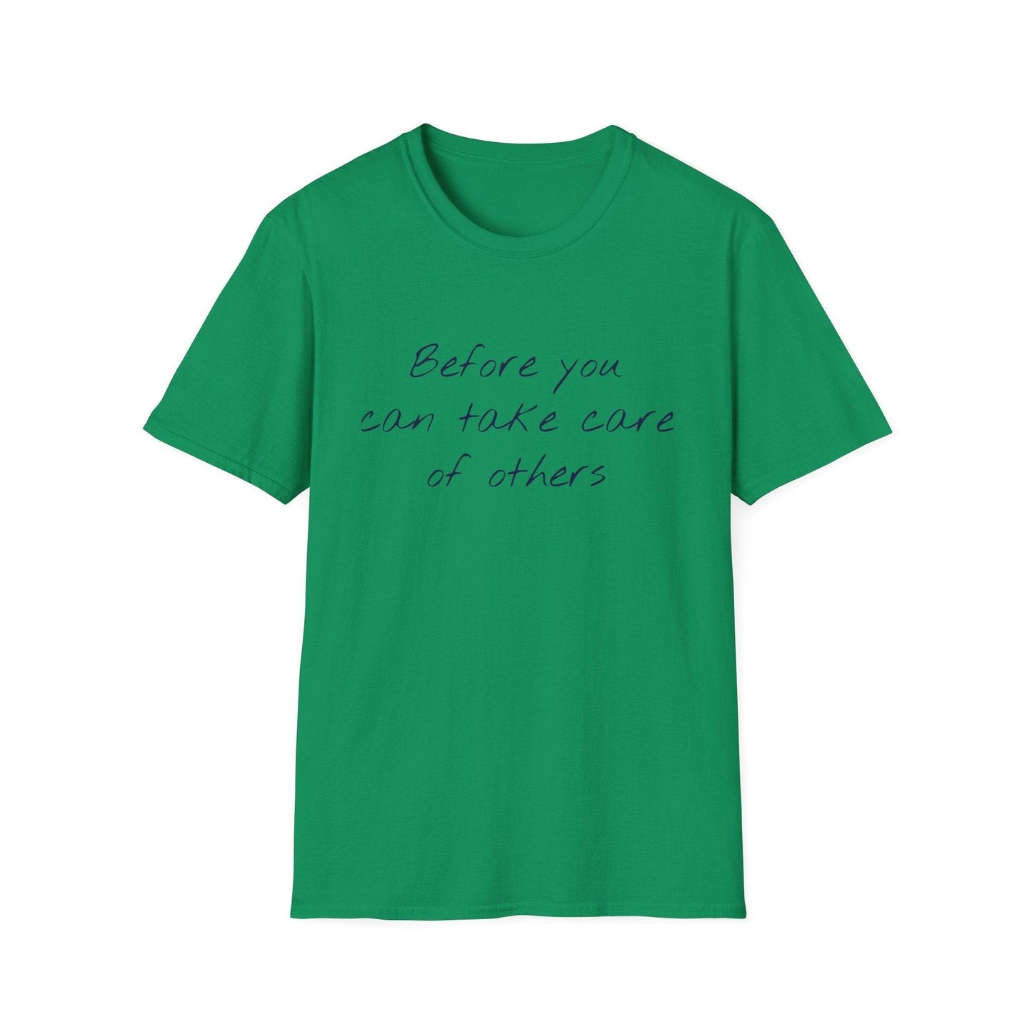 Unisex Softstyle T-Shirt - 'Take Care' Inspirational - The Dreamer's Bookshop.