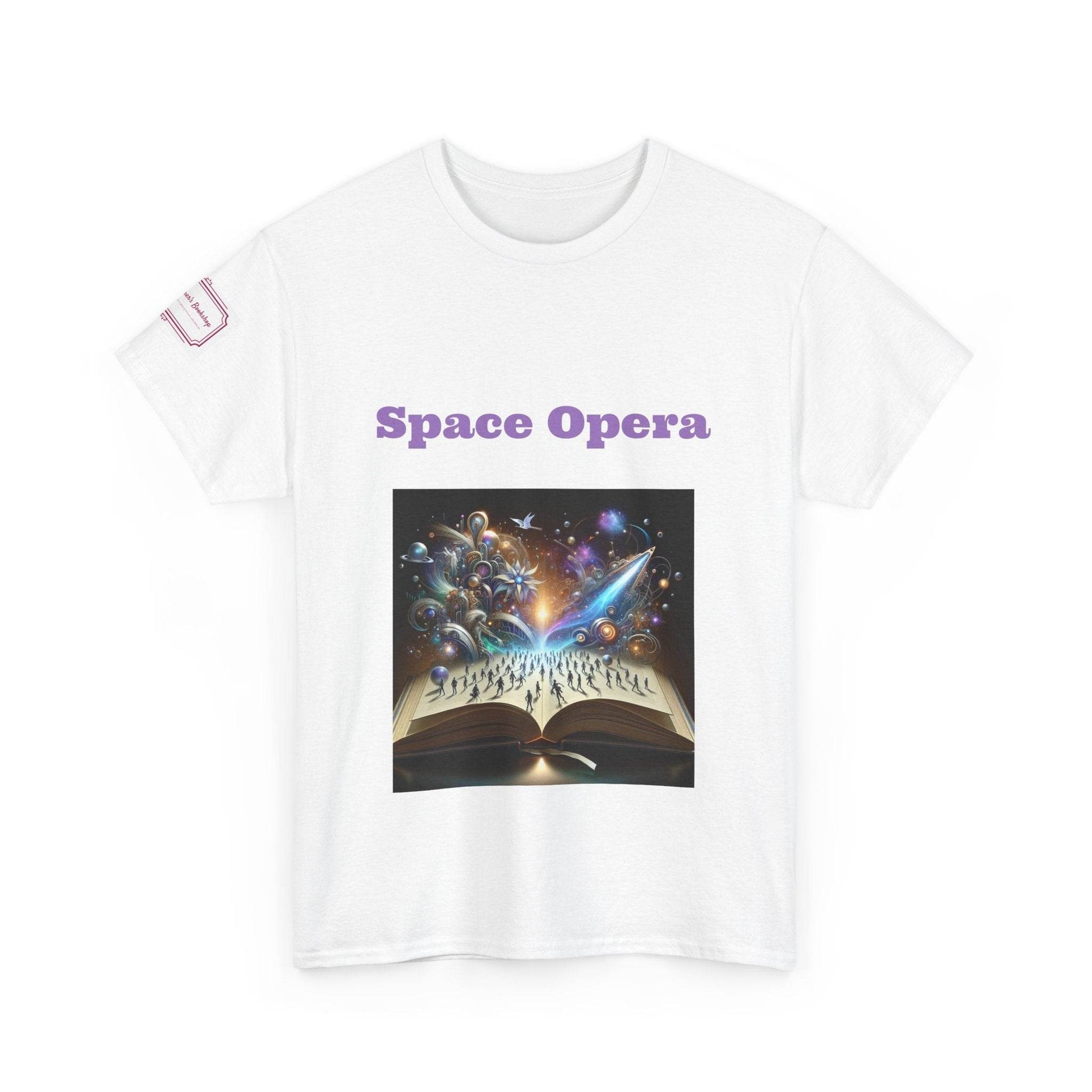 Space Opera - Graphic Unisex Heavy Cotton Tee - Sci-Fi Books - The Dreamer's Bookshop.