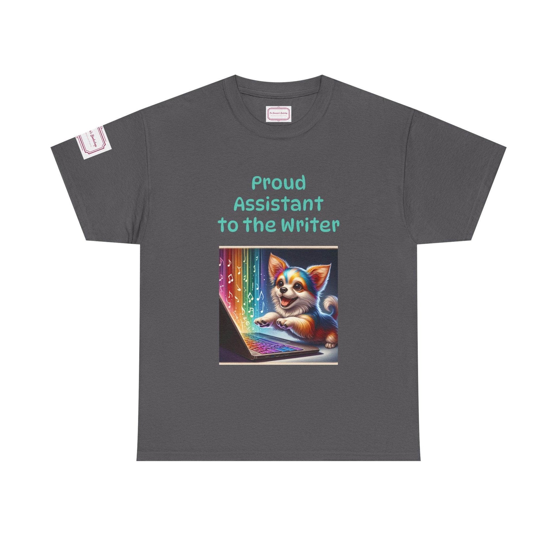 Writer Assistant - Unisex Heavy Cotton Tee - Perfect for Book Lovers - The Dreamer's Bookshop.