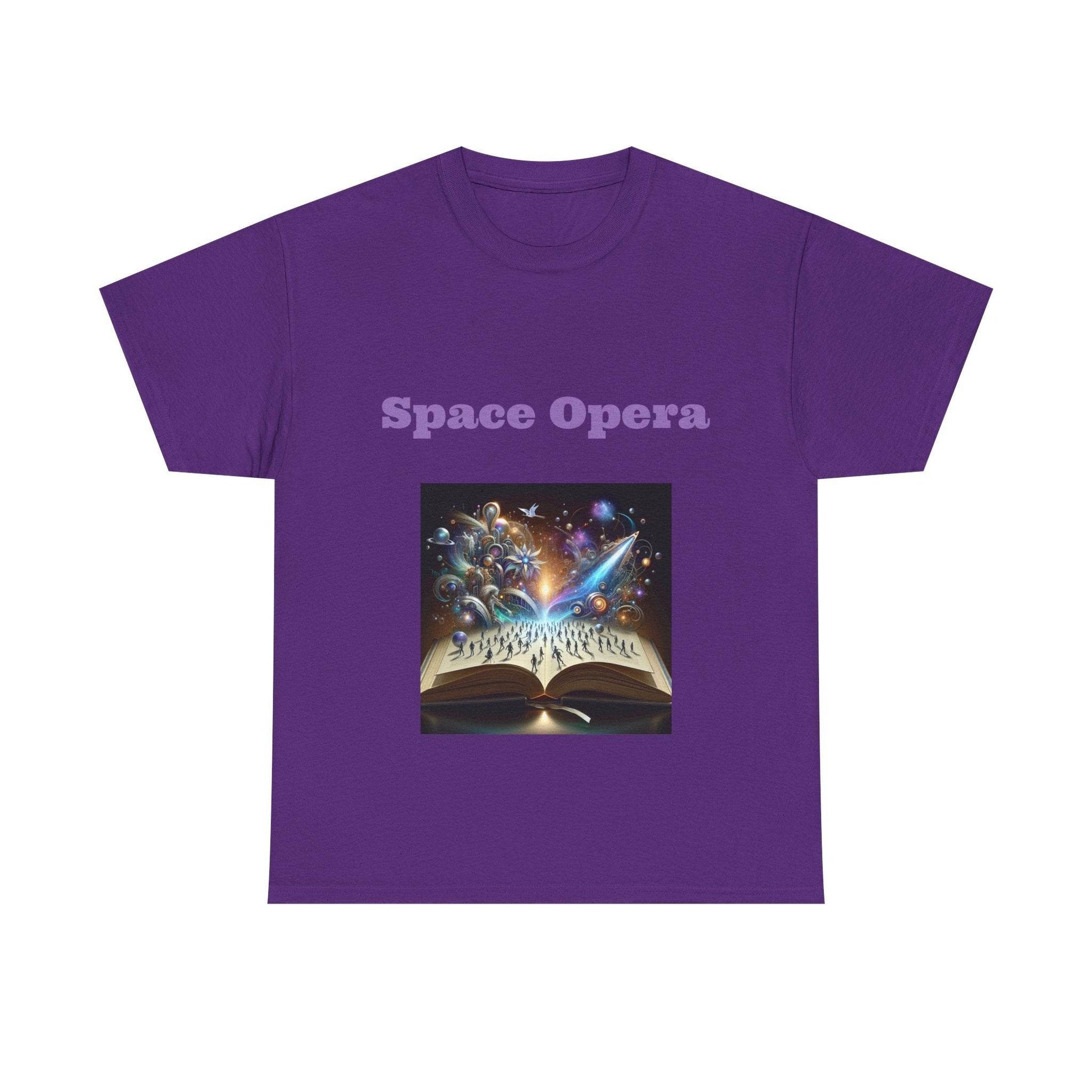 Space Opera - Unisex Heavy Cotton Tee - Sci-Fi Books - The Dreamer's Bookshop.