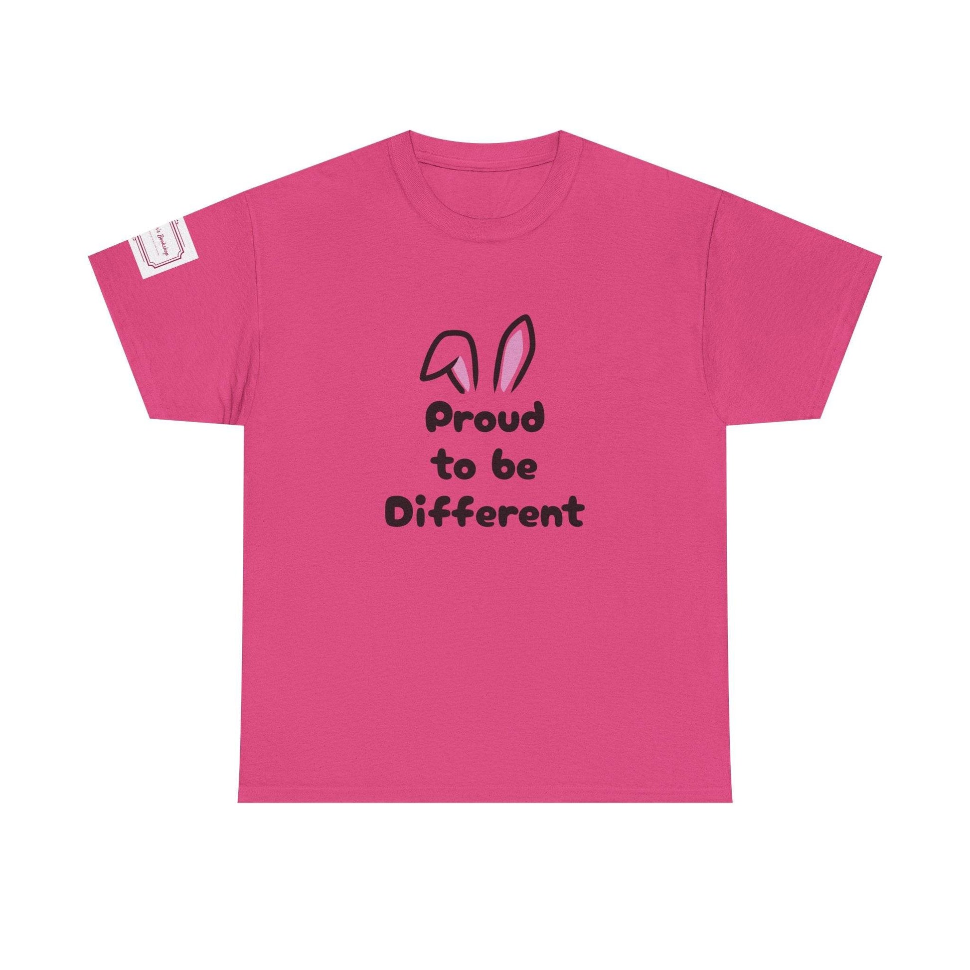 Proud to Be Different Unisex Heavy Cotton Tee – Celebrate Uniqueness - The Dreamer's Bookshop.