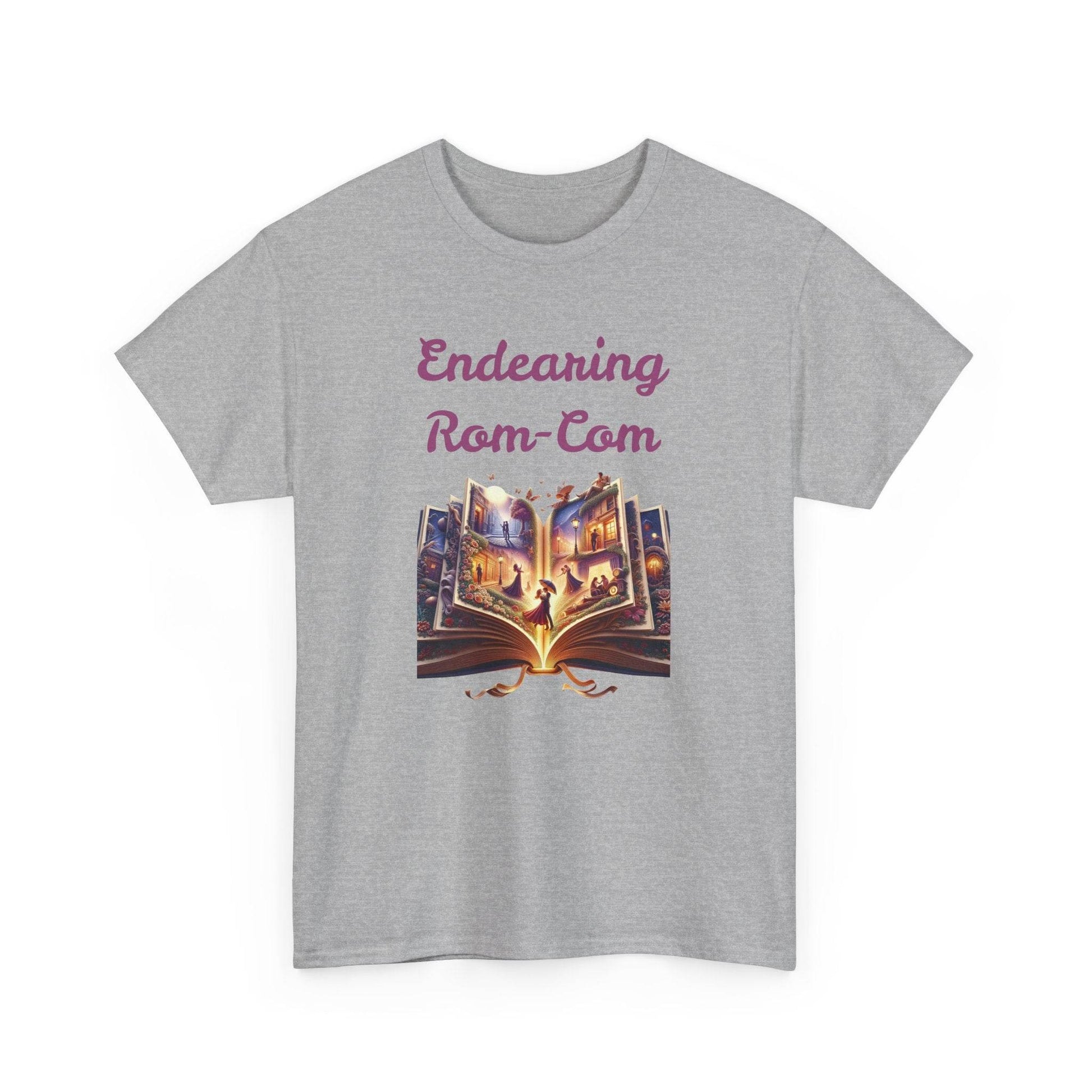 Endearing - Graphic Tee - Unisex Heavy Cotton T-Shirt Rom-Com Books - The Dreamer's Bookshop.