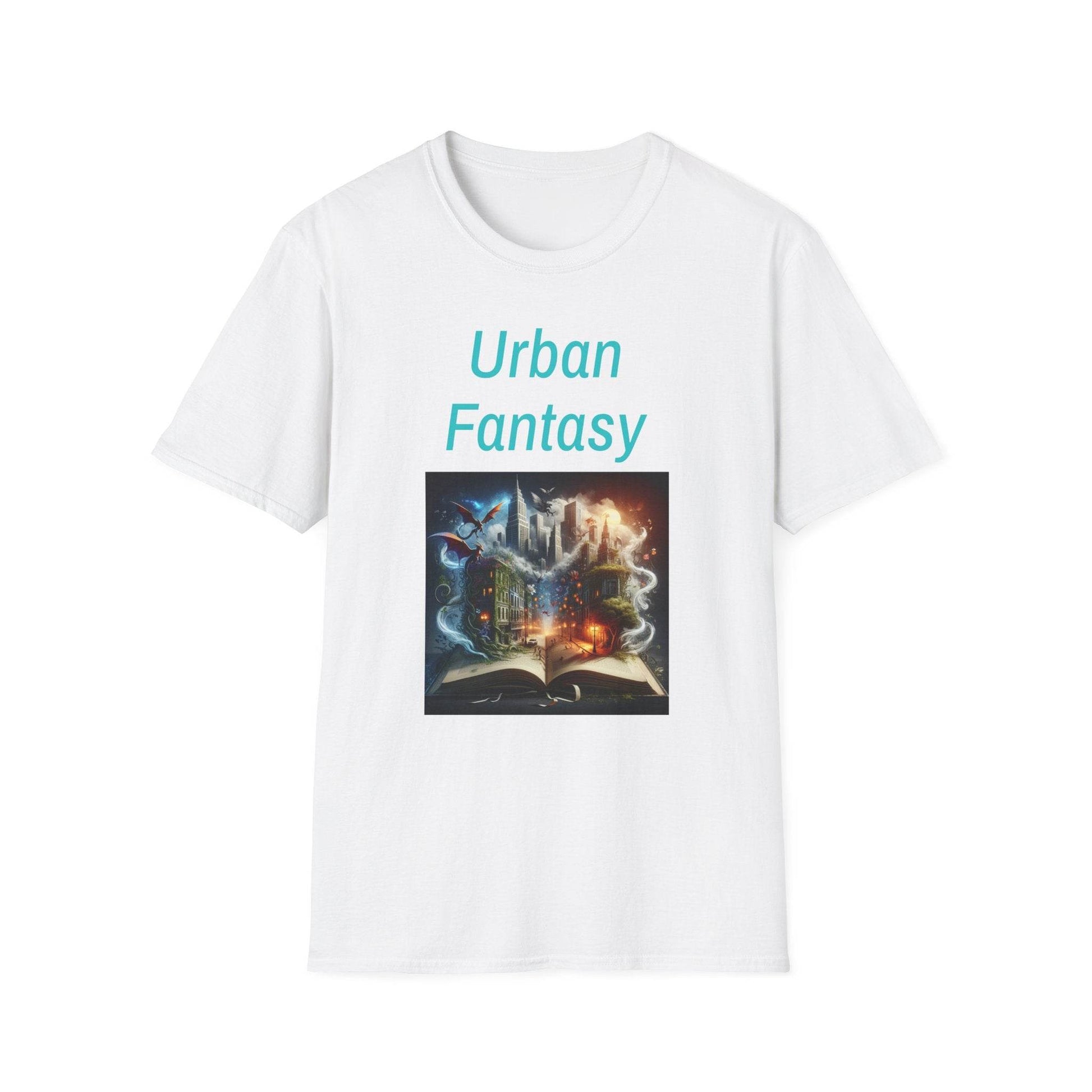 Urban Fantasy Unisex Softstyle T-Shirt - Dreamy Graphic Tee for Book Lovers - The Dreamer's Bookshop.