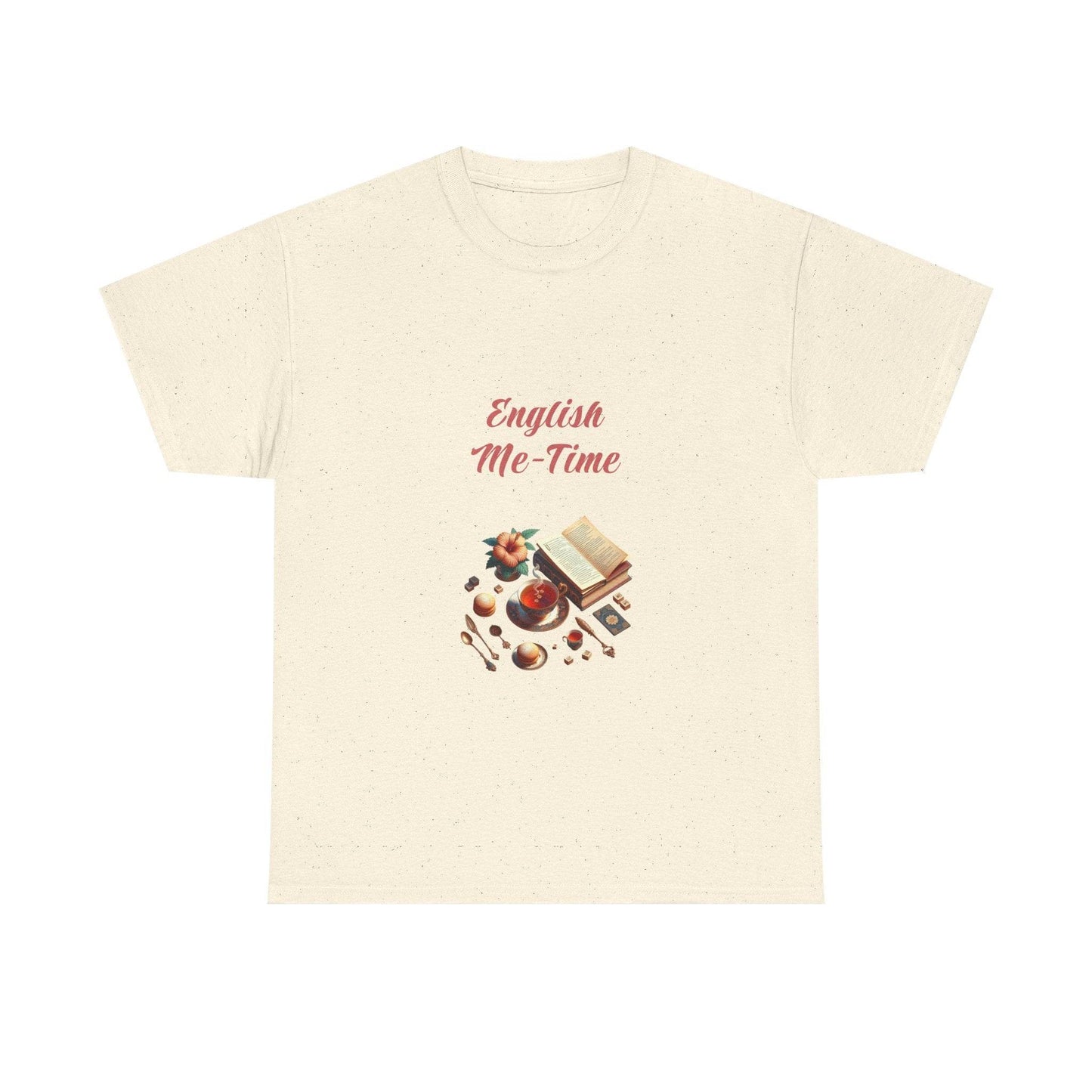English Me-Time - Unisex Heavy Cotton Tee for Book Lovers - The Dreamer's Bookshop.