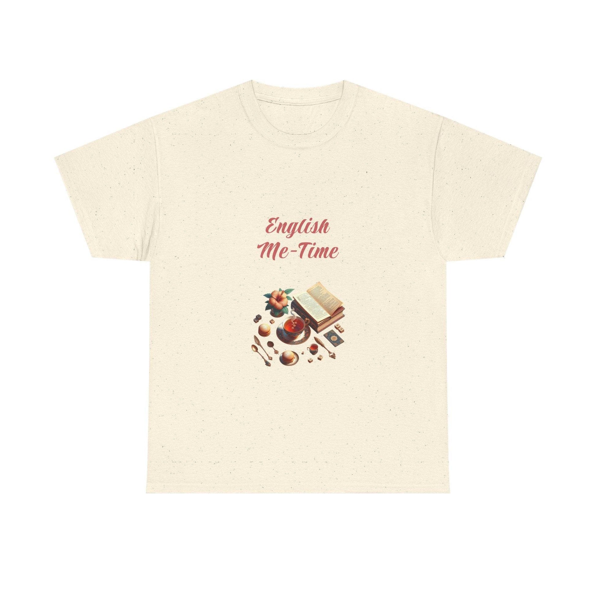 English Me-Time - Unisex Heavy Cotton Tee for Book Lovers - The Dreamer's Bookshop.