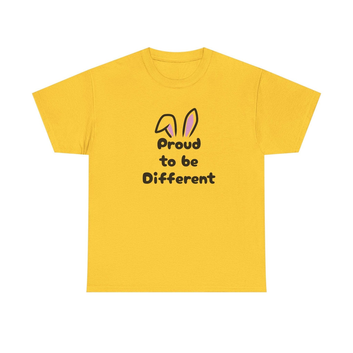 Proud to be Different Unisex Heavy Cotton Tee - Celebrate Individuality & Self-Expression - The Dreamer's Bookshop.