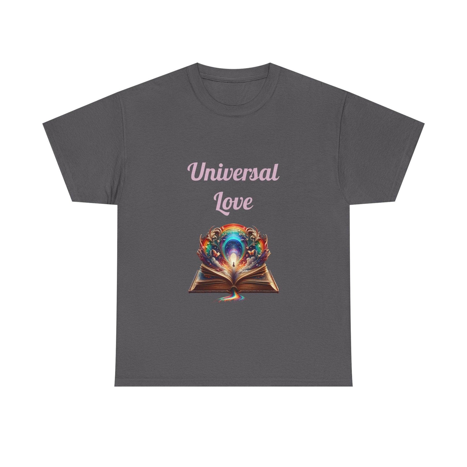 Universal Love - Unisex Heavy Cotton Tee - Queer Romance Books - The Dreamer's Bookshop.