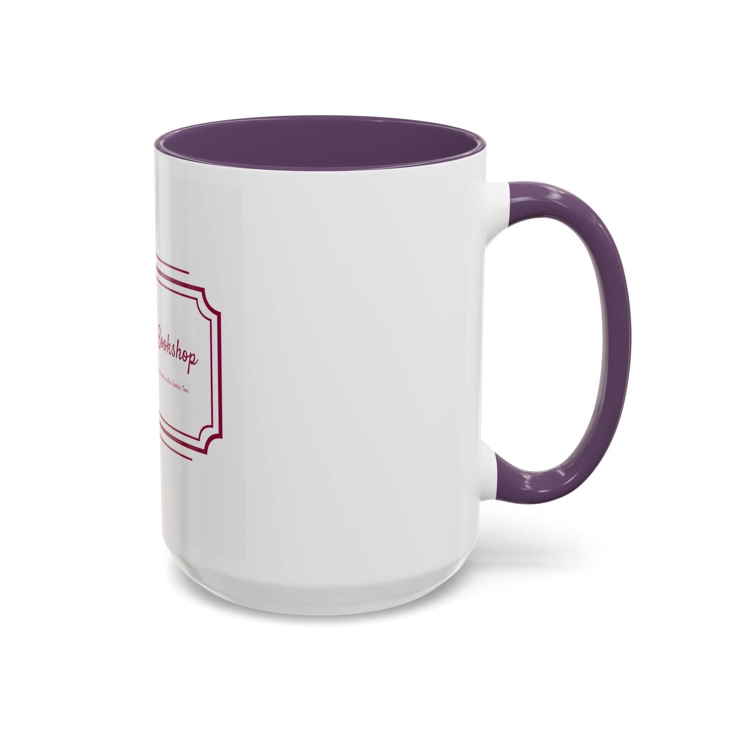 Dreamer's Bookshop Accent Coffee Mug - Perfect Gift for Book Lovers - The Dreamer's Bookshop.