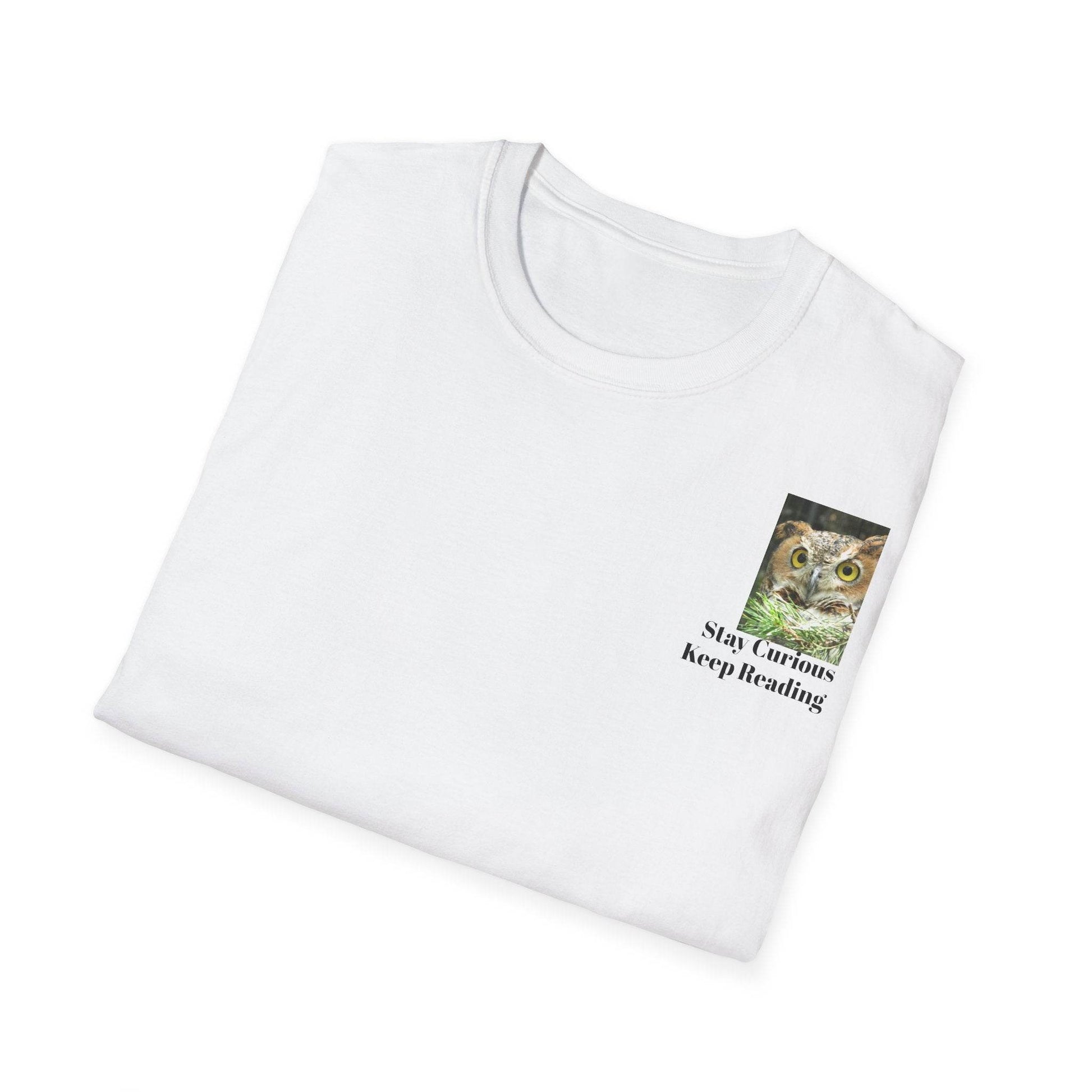 Inspirational Unisex Softstyle T-Shirt - 'Keep Breathing' Motivational Design - The Dreamer's Bookshop.