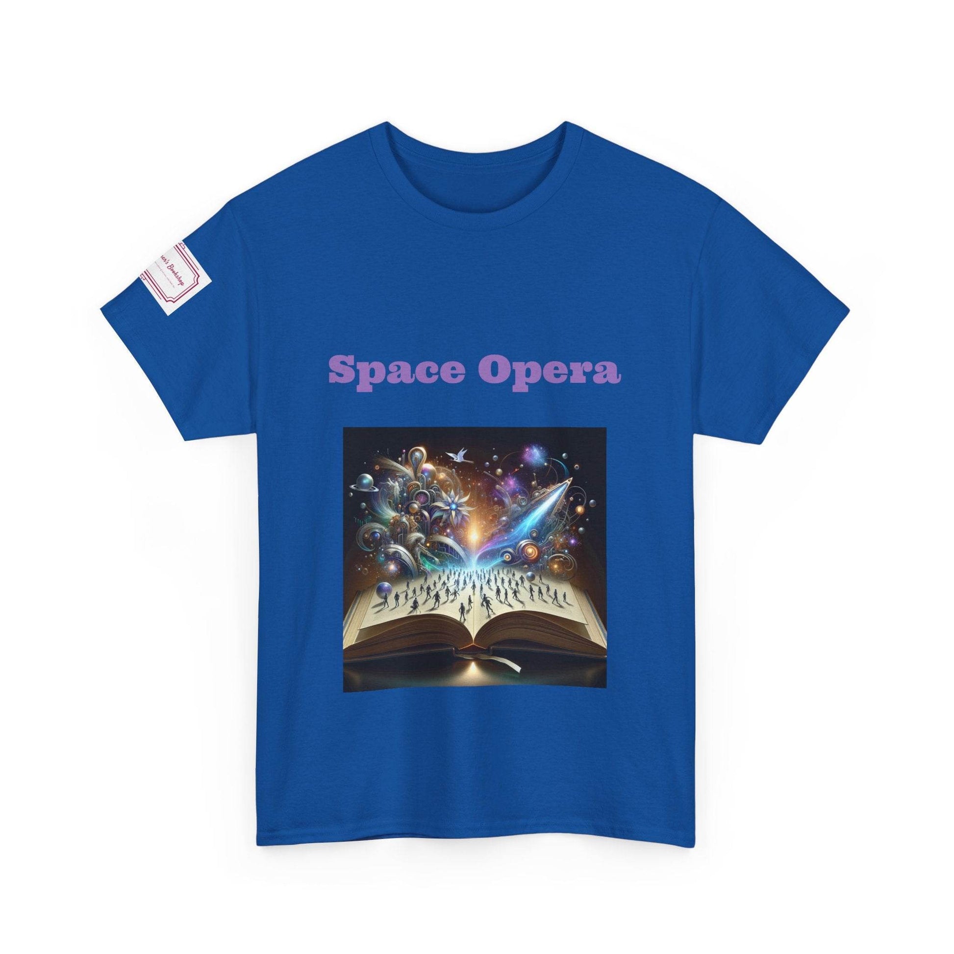 Space Opera - Graphic Unisex Heavy Cotton Tee - Sci-Fi Books - The Dreamer's Bookshop.