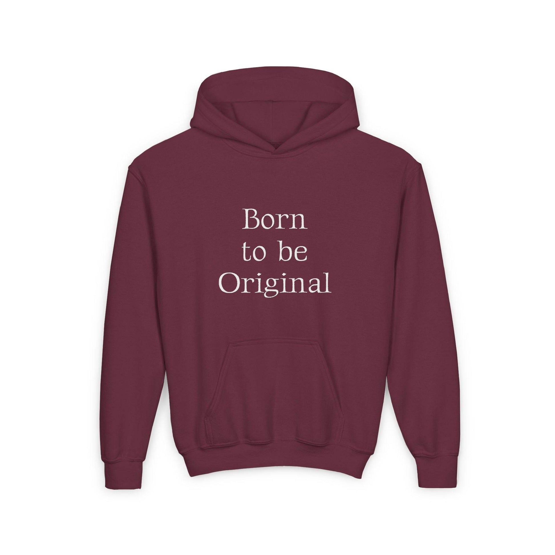 EU - Youth Heavy Blend Hoodie - 'Born to be Original' - Indie Author Inspired Sweatshirt - The Dreamer's Bookshop.