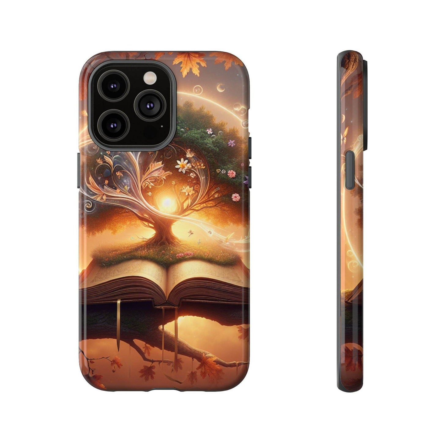 Nature-Inspired iPhone & Samsung Phone Case with Tree of Life Design - The Dreamer's Bookshop.