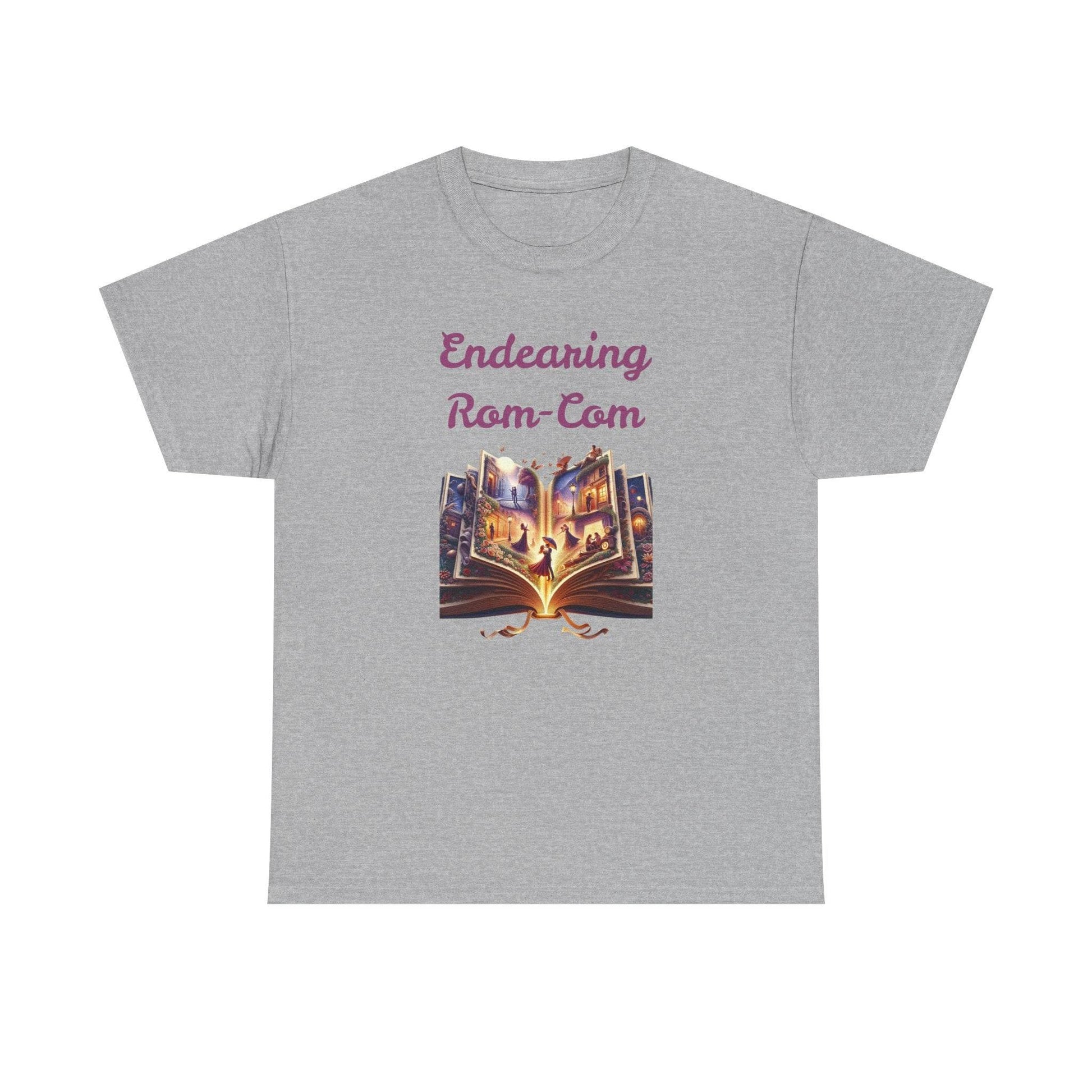 Endearing - Graphic Tee - Unisex Heavy Cotton T-Shirt Rom-Com Books - The Dreamer's Bookshop.