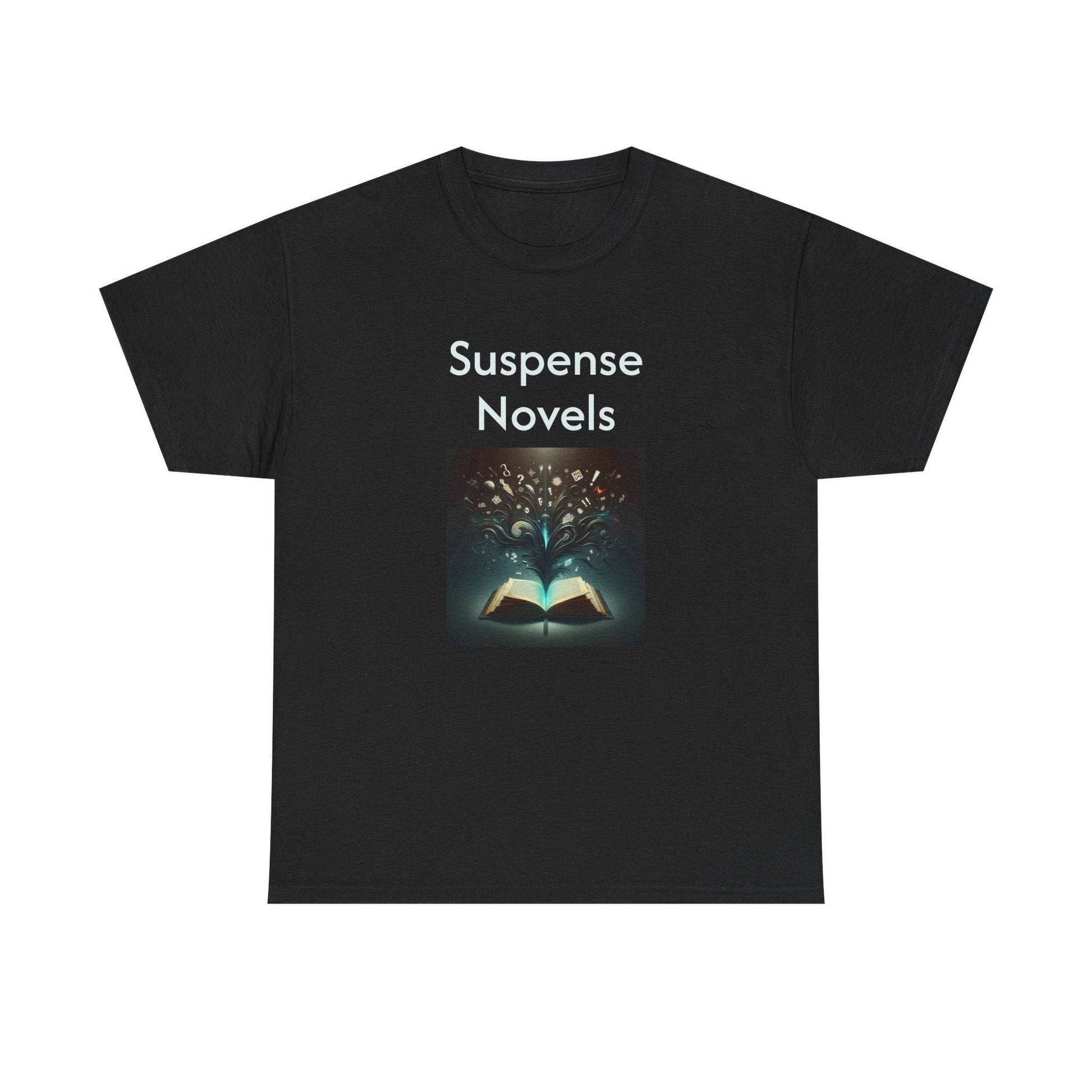 Fiction - Graphic Tee - Unisex Heavy Cotton T-Shirt Suspense Novels - The Dreamer's Bookshop.