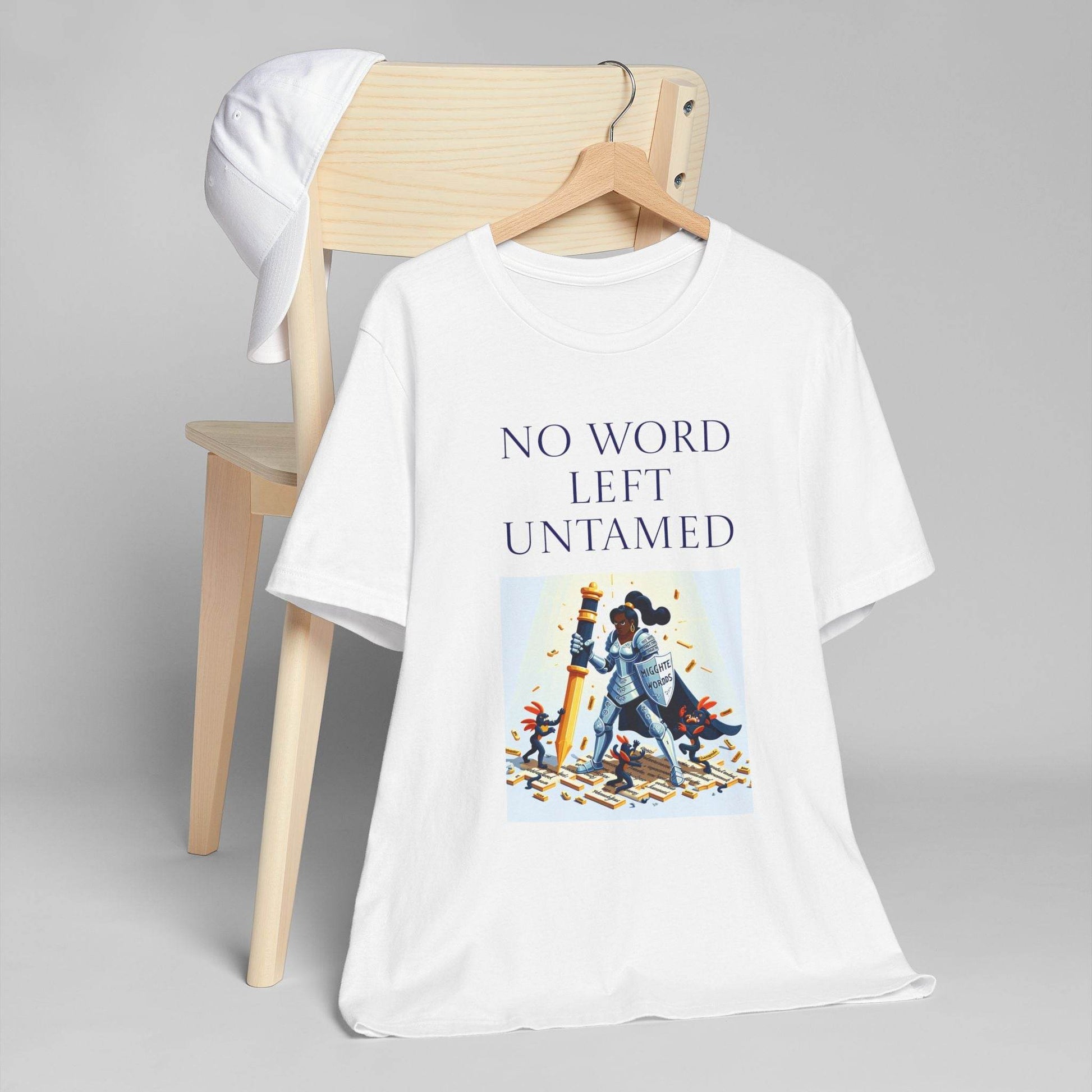 Unisex Jersey T-Shirt - No Word - The Dreamer's Bookshop.