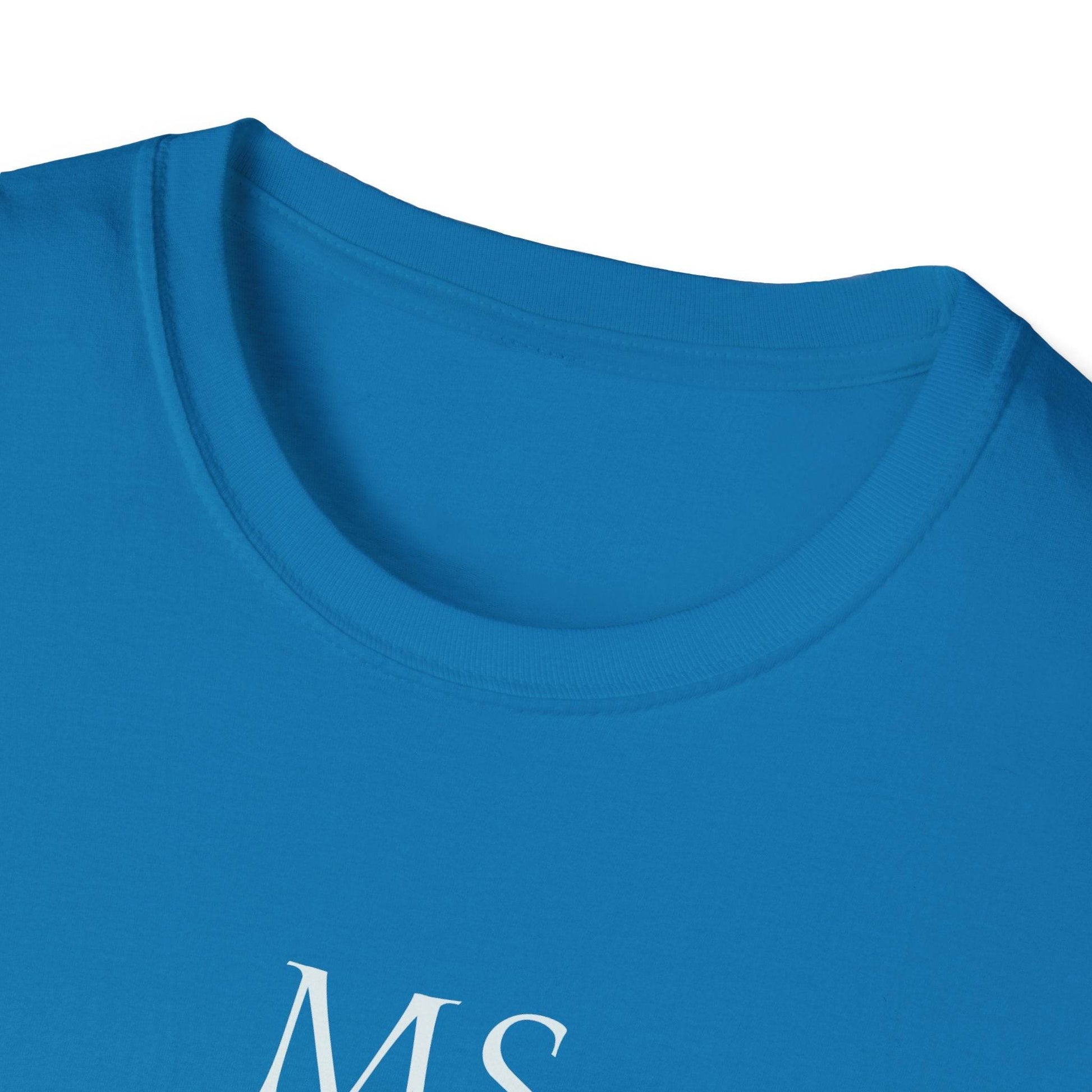 M.S. Warrior Unisex Softstyle T-Shirt - Empowering Battle for Women's Health - The Dreamer's Bookshop.