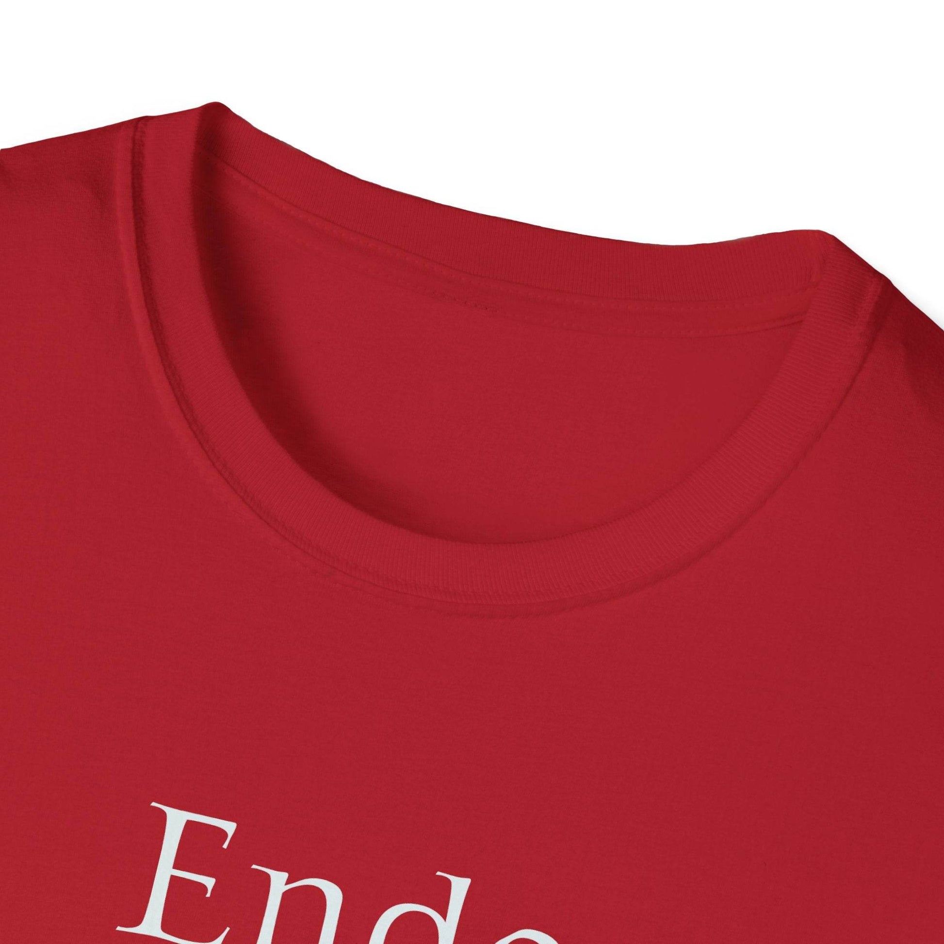 Endometriosis Warrior Unisex Softstyle T-Shirt - Empowering Battle for Women's Health - The Dreamer's Bookshop.