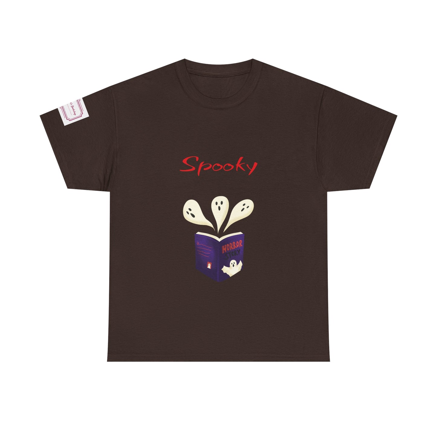 EU - Fiction - Unisex Heavy Cotton Tee - Spooky Books