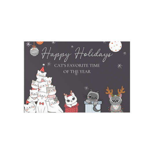 The Dreamer's Bookshop "Cat's XMas" Cute Christmas Cards
