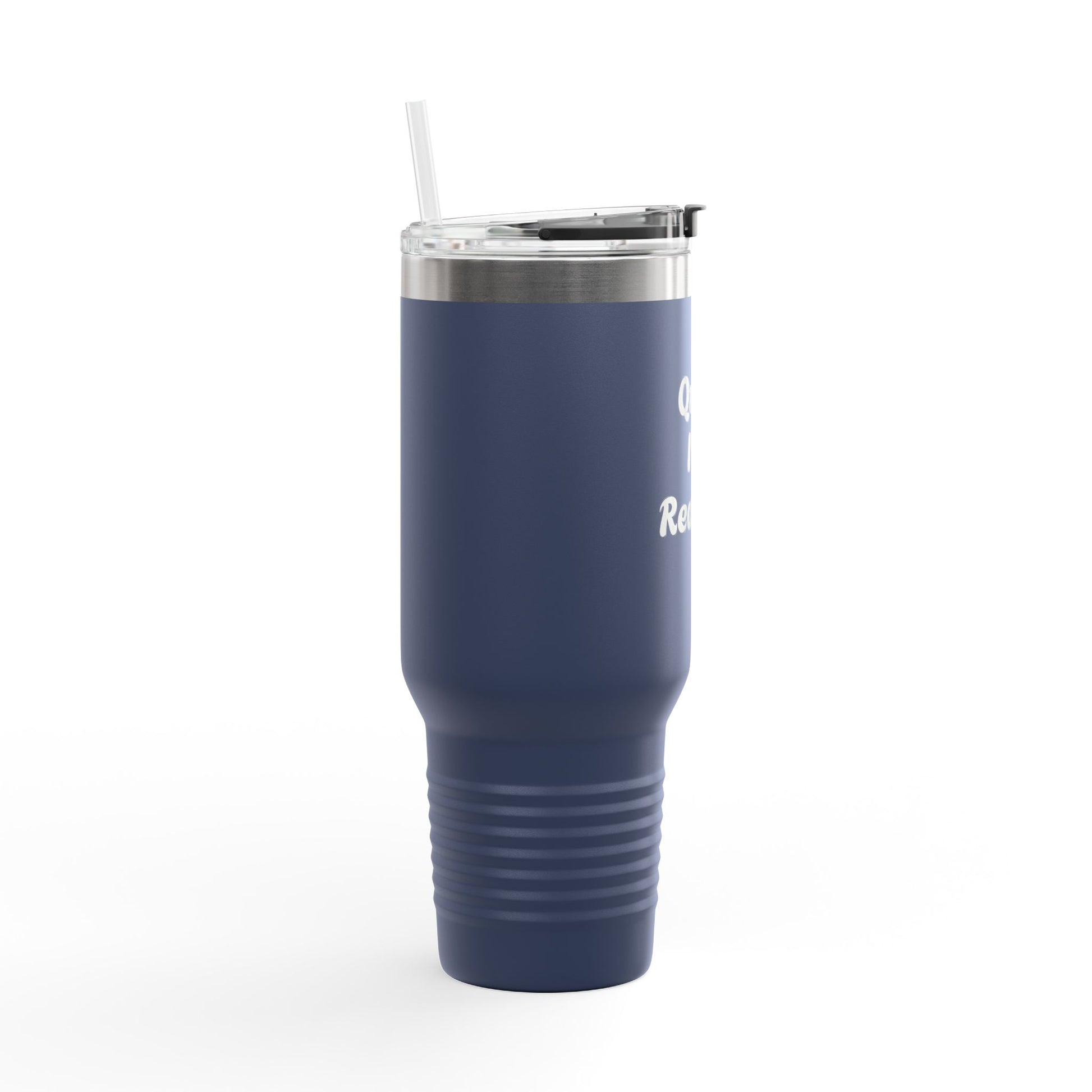 Insulated Travel Mug - "Quiet I'm Reading" - 40oz Coffee Cup for Book Lovers - The Dreamer's Bookshop.