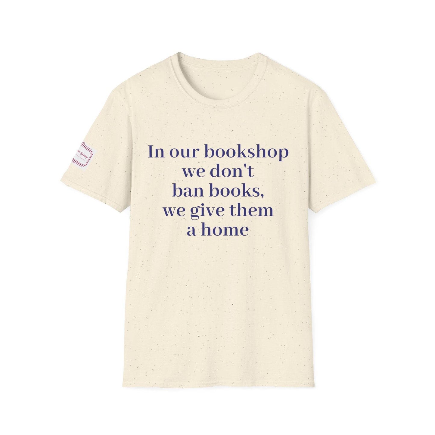 Inspirational Unisex Softstyle T-Shirt - 'In our bookshop' Motivational Design - The Dreamer's Bookshop.
