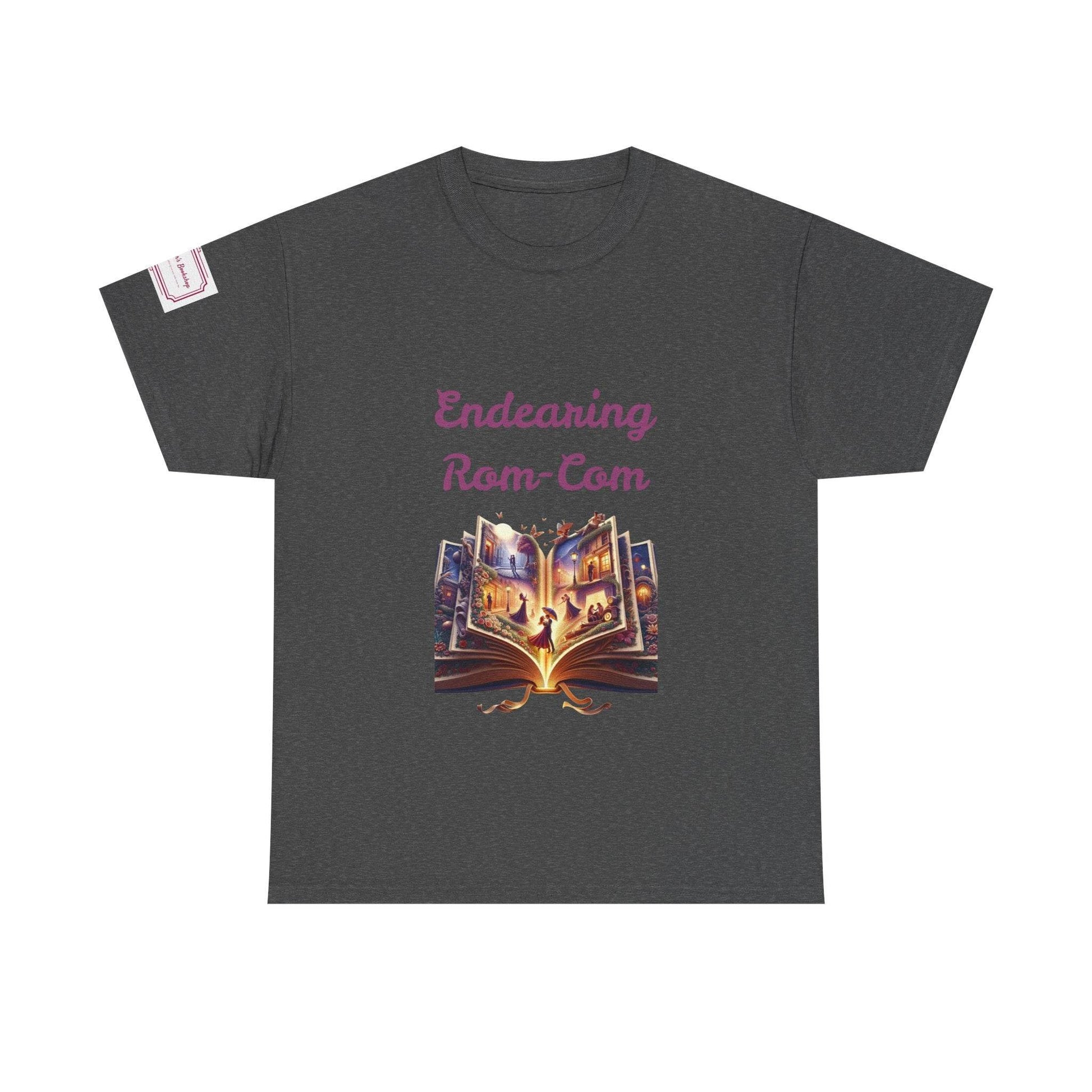 Endearing - Graphic Unisex Heavy Cotton Tee - Rom-Com Books - The Dreamer's Bookshop.