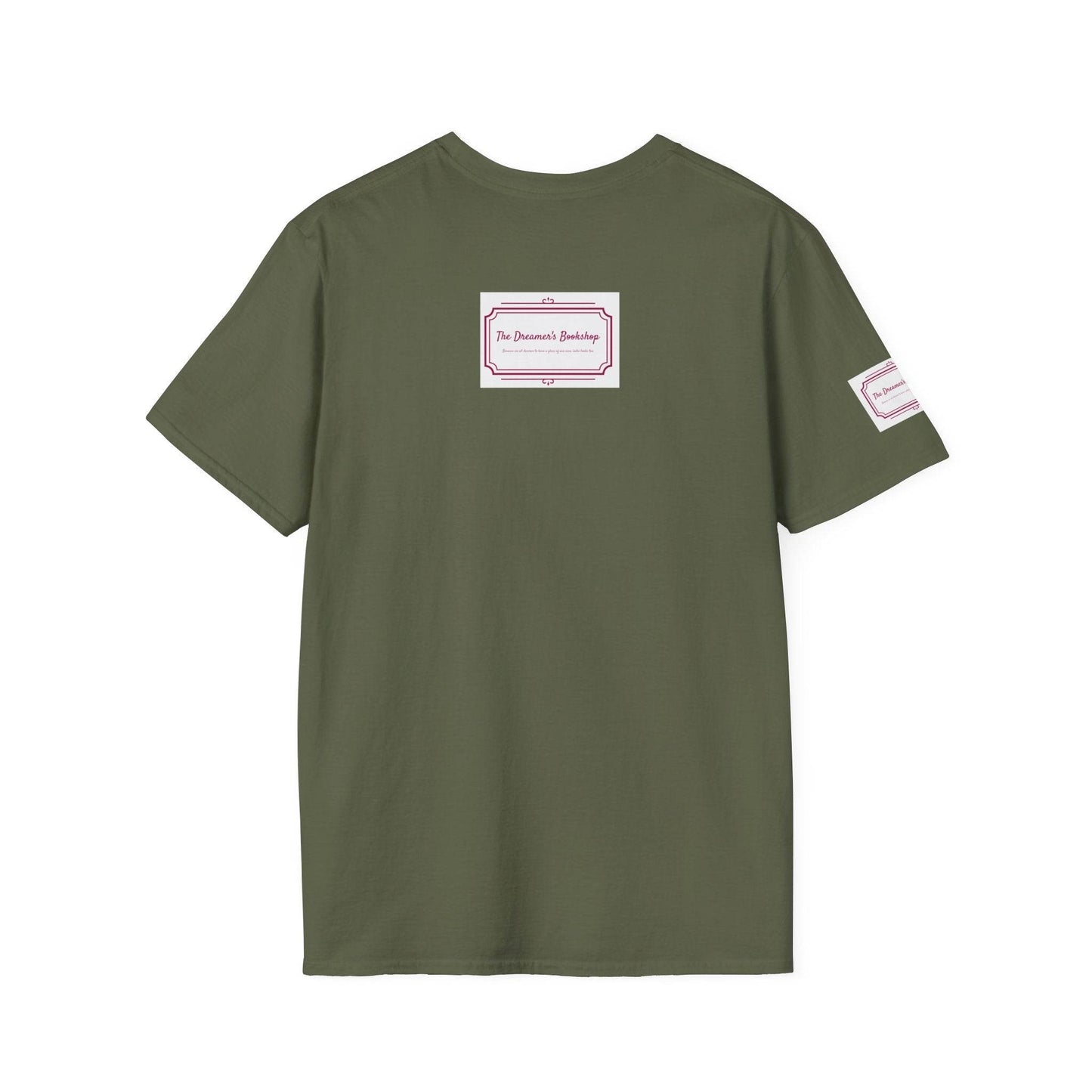 Inspirational Unisex Softstyle T-Shirt - 'Keep Breathing' Motivational Design - The Dreamer's Bookshop.