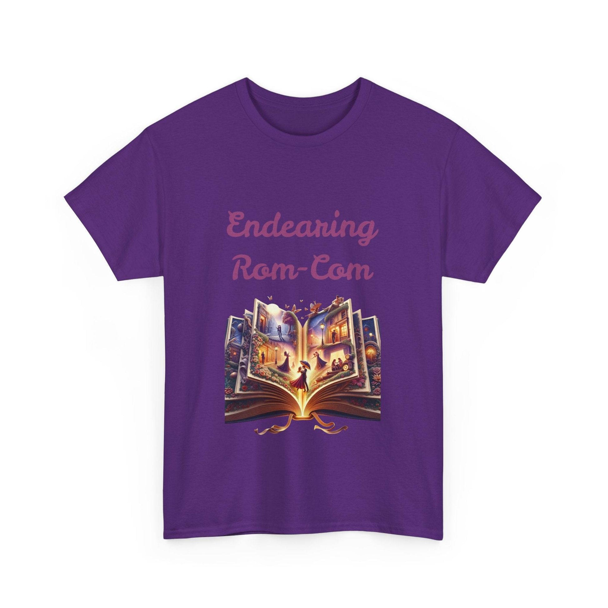 Endearing - Unisex Heavy Cotton Tee - Rom-Com Books - The Dreamer's Bookshop.