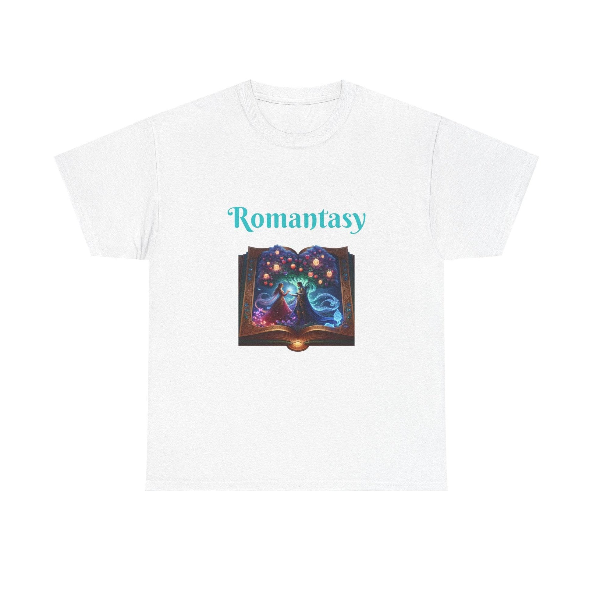 Fantasy - Graphic Tee - Unisex Heavy Cotton T-Shirt Romantasy Books - The Dreamer's Bookshop.