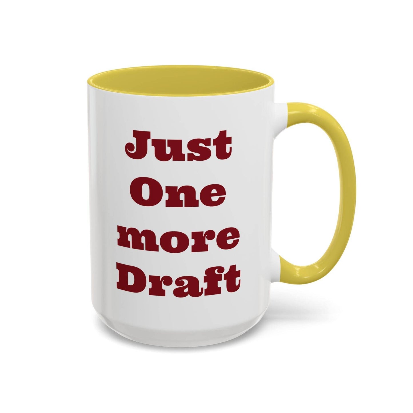 Just One More Draft Colorful Coffee Mug - Perfect Gift for Writers & Coffee Lovers - The Dreamer's Bookshop.